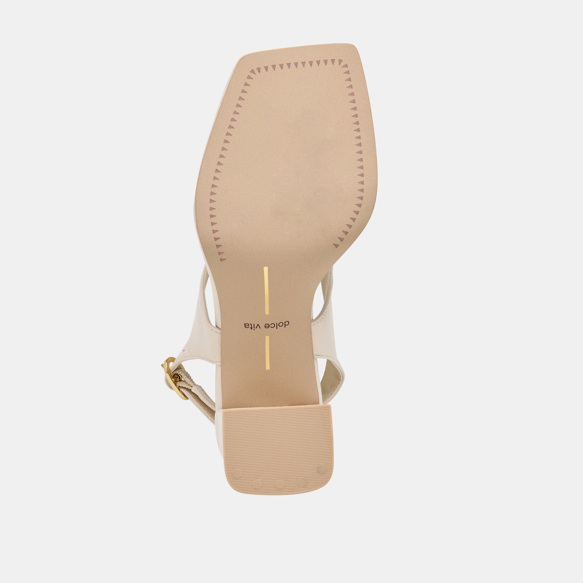 Yves Ivory Leather Heels