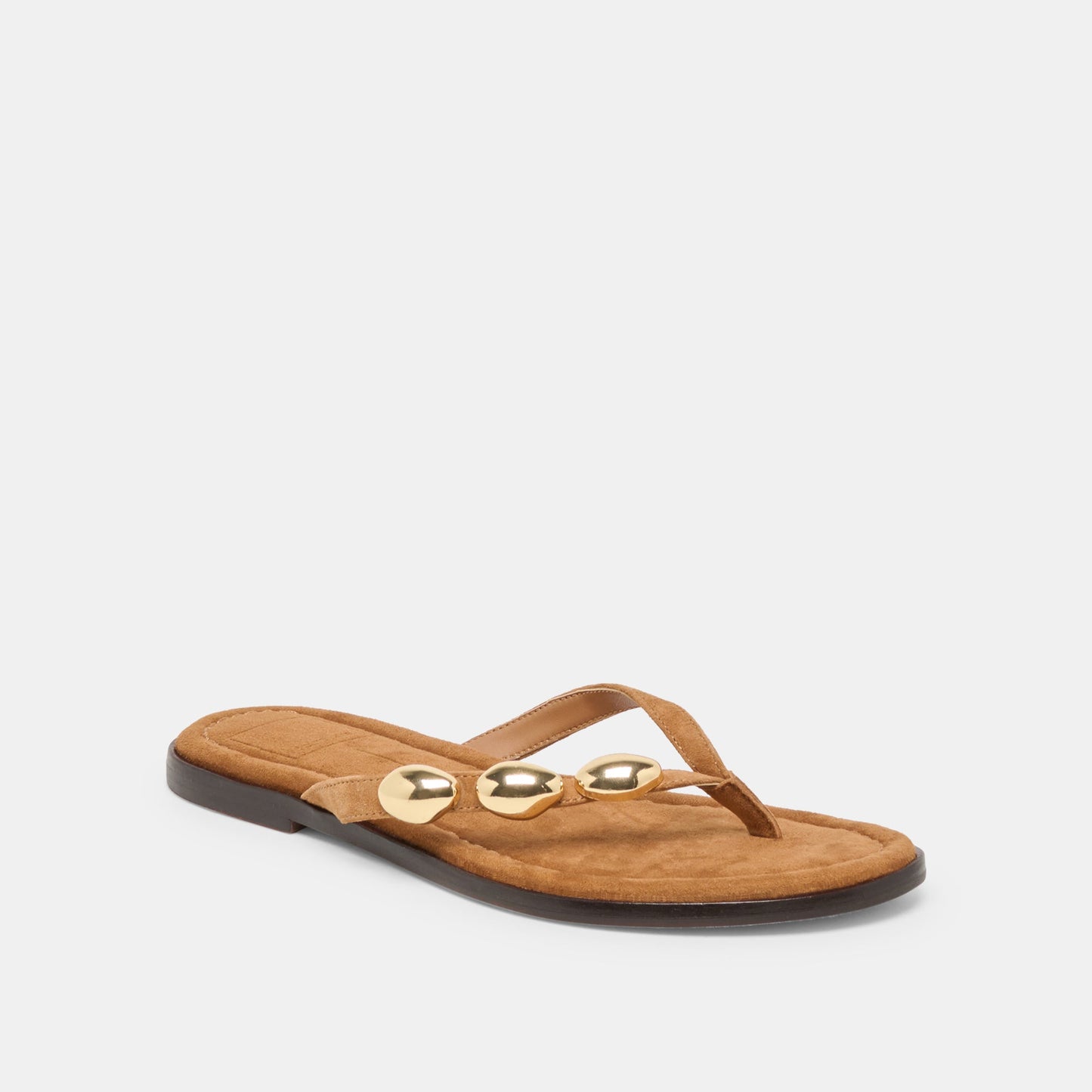 Juny Teak Suede Sandals