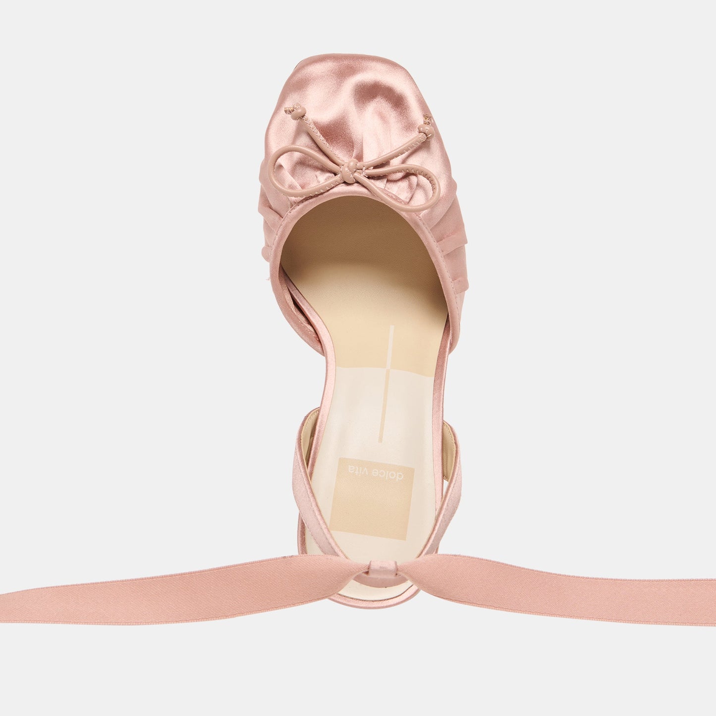 Tisha Lt Blush Satin Heels