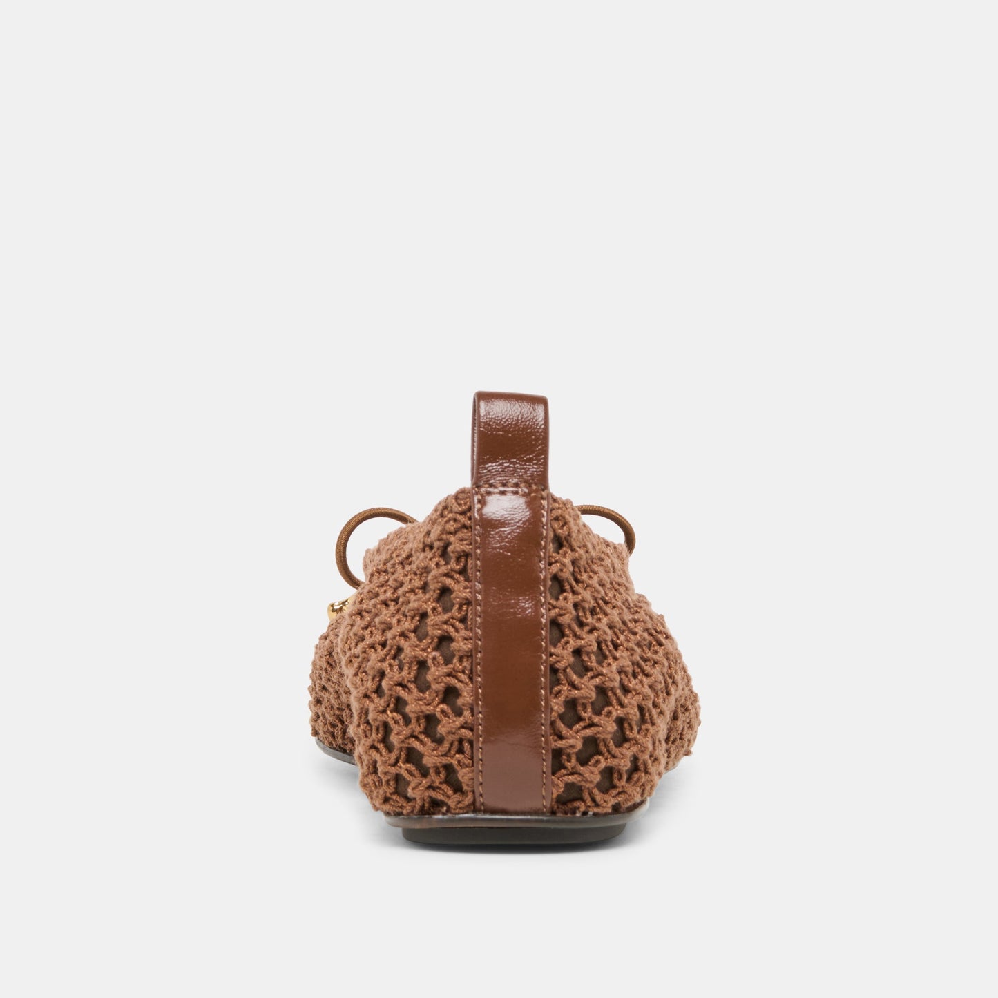 Kaylyn Dk Brown Crochet Flats