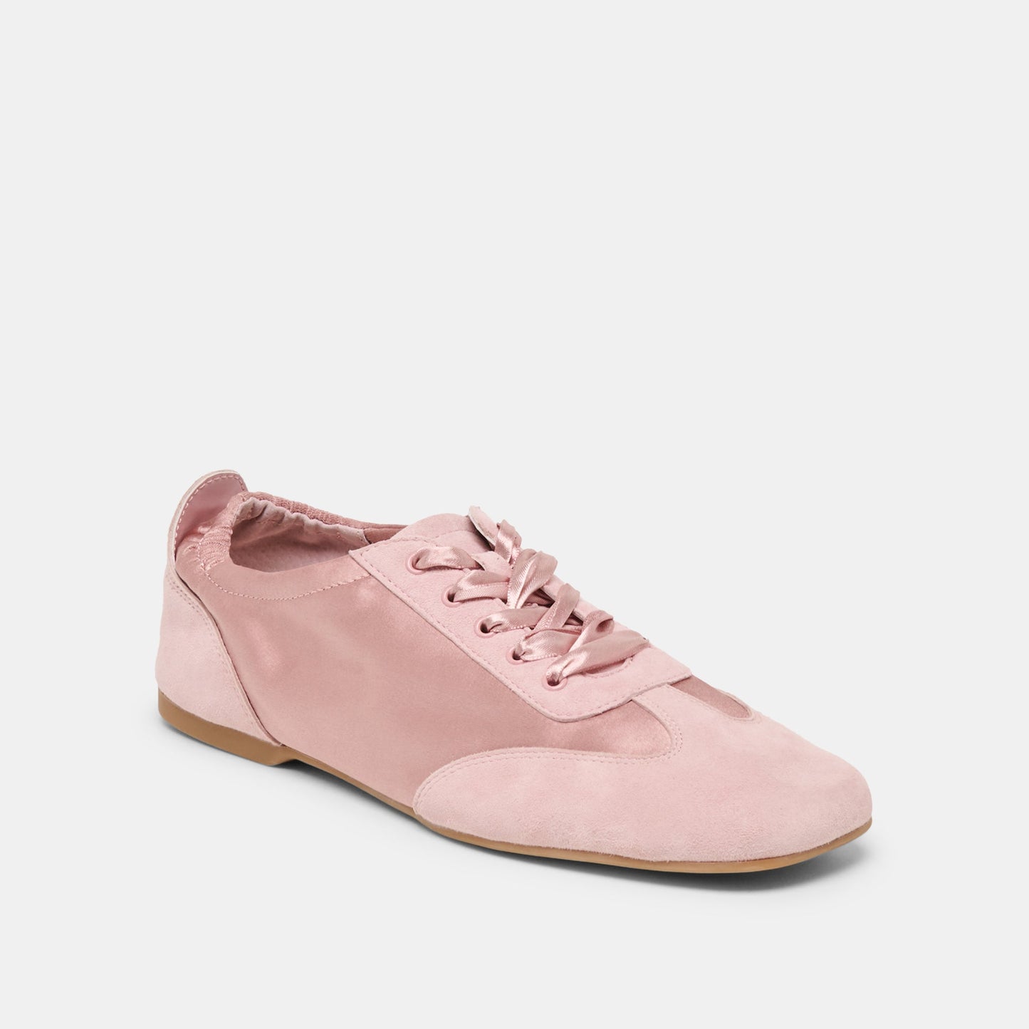 Itzy Pink Satin Sneakers