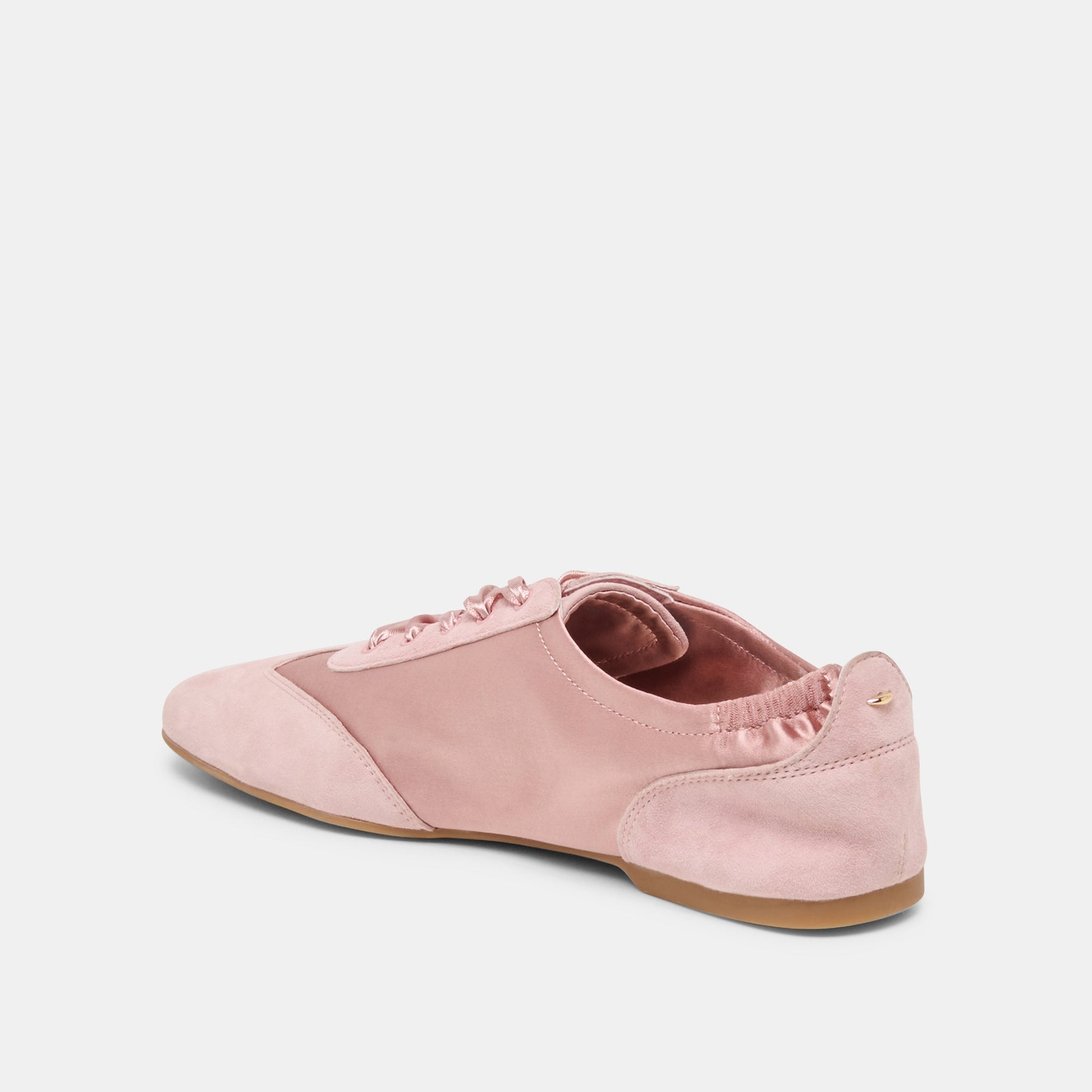 Itzy Pink Satin Sneakers