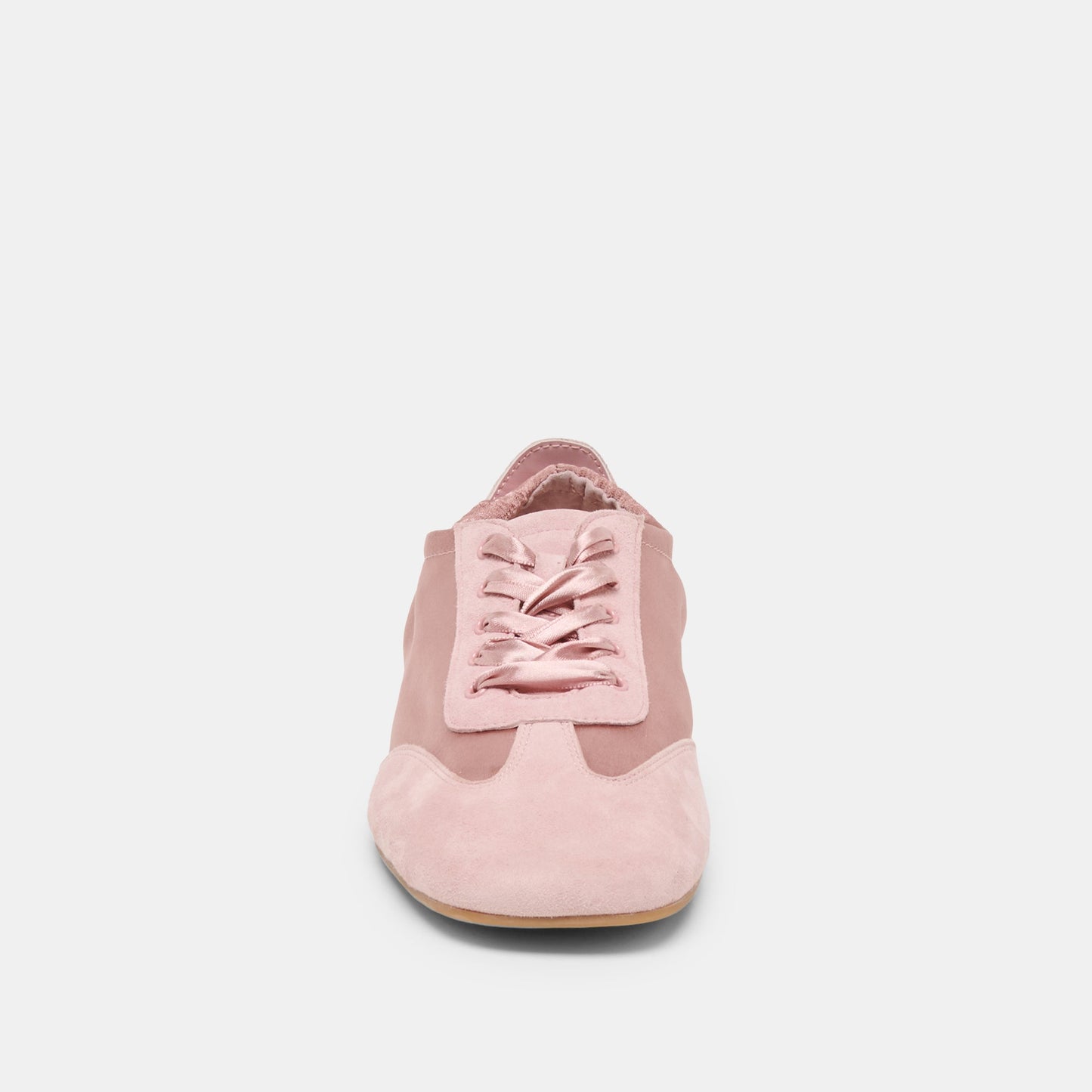Itzy Pink Satin Sneakers
