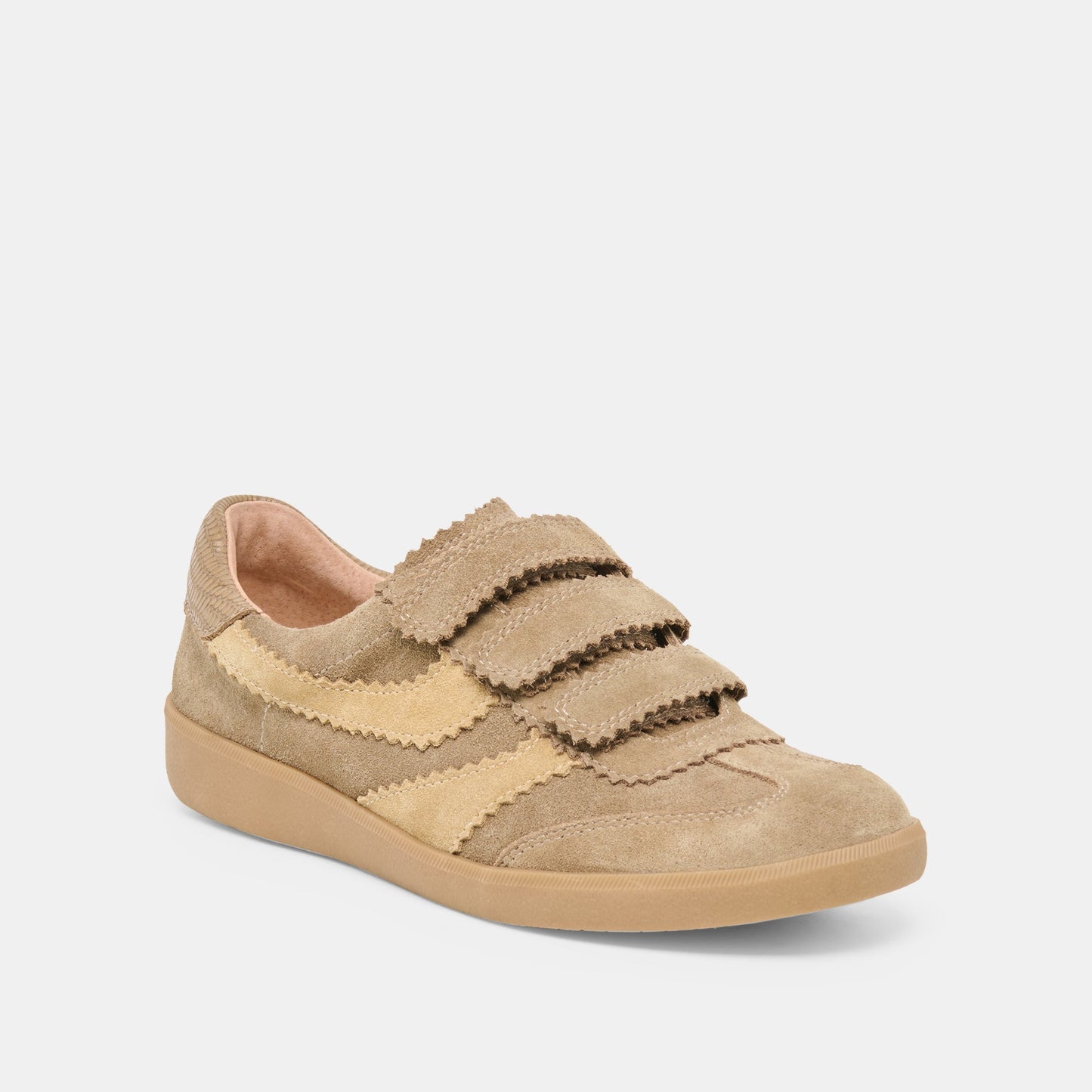 Merit Velcro Taupe Multi Leather Sneakers
