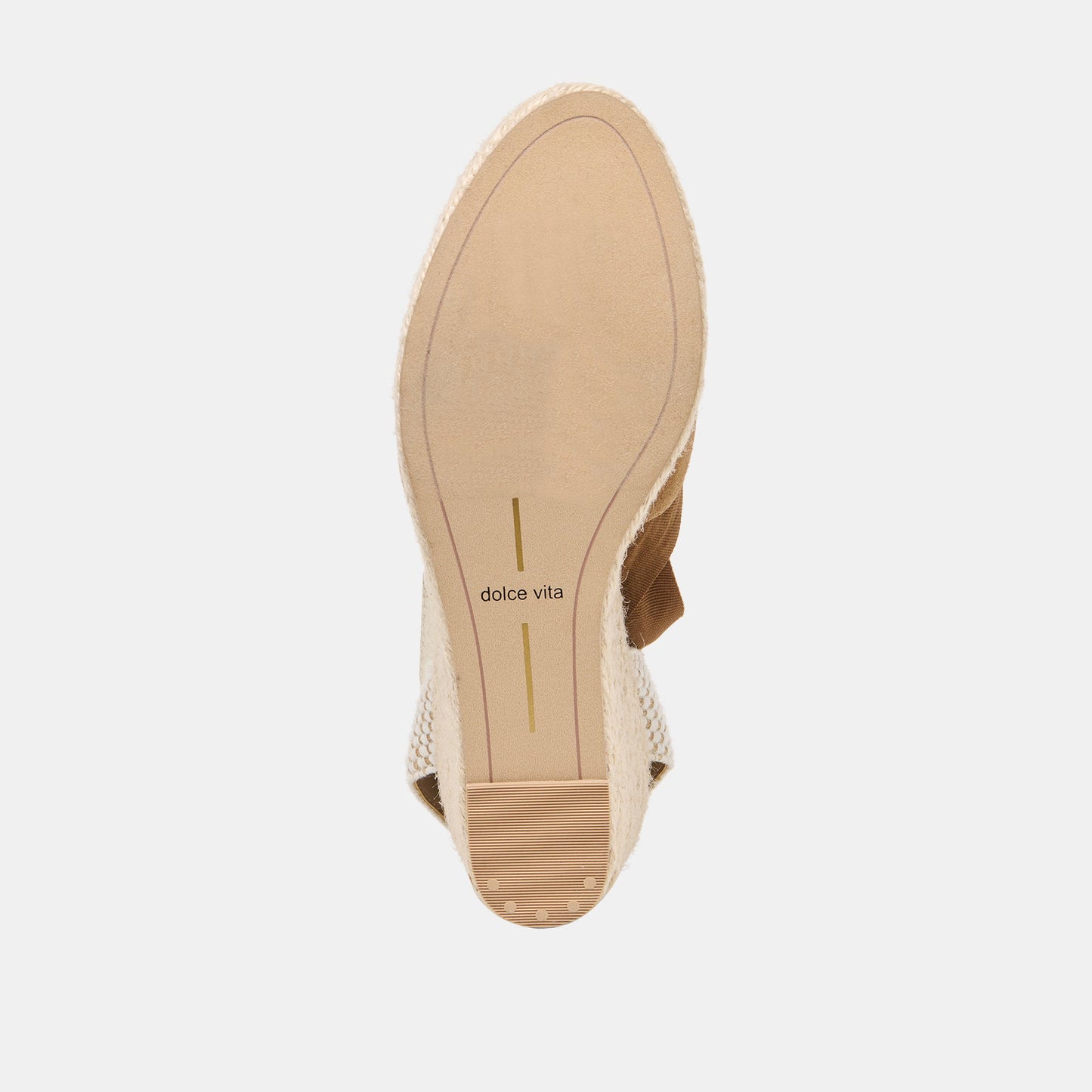 Noura Lt Brown Suede Wedges