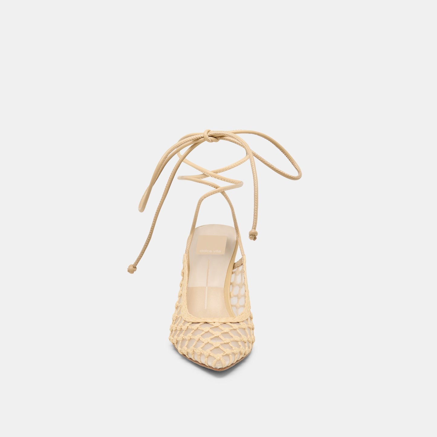 Yael Lt Natural Woven Raffia Heels