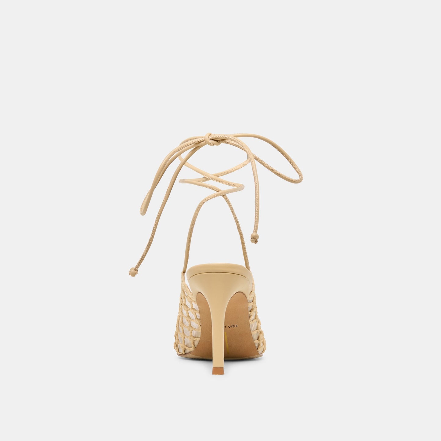 Yael Lt Natural Woven Raffia Heels