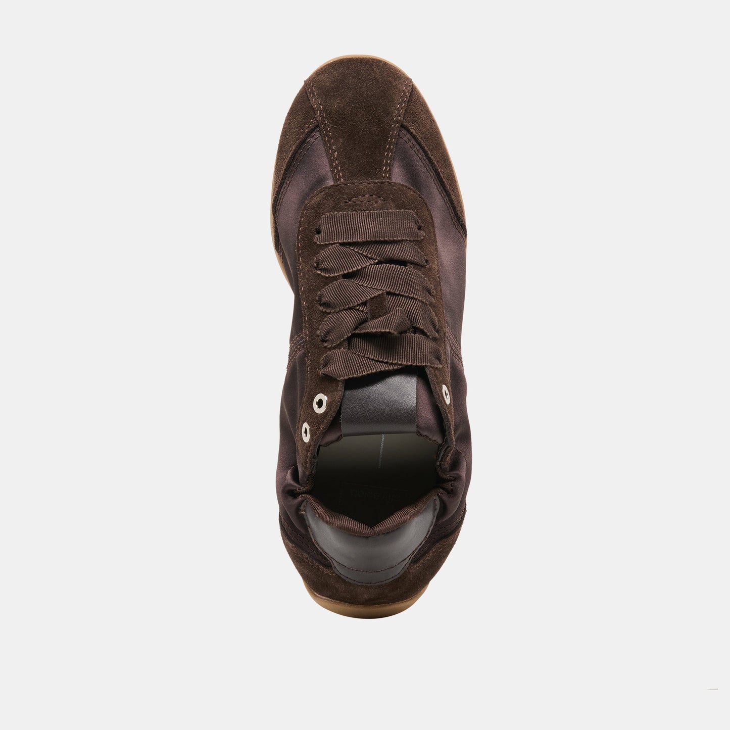 Dakoda Dk Brown Satin Sneakers