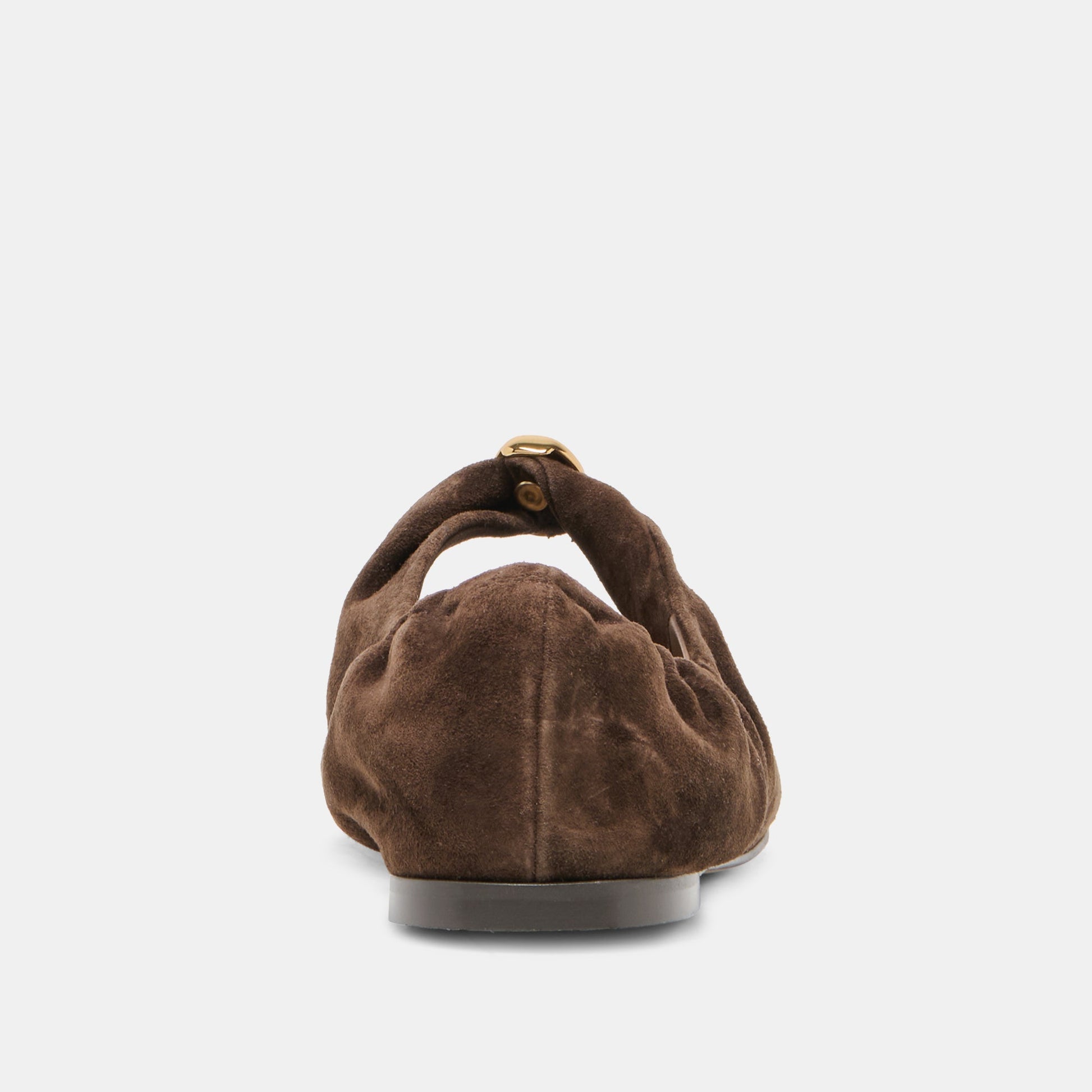Cornel Dk Brown Suede Flats