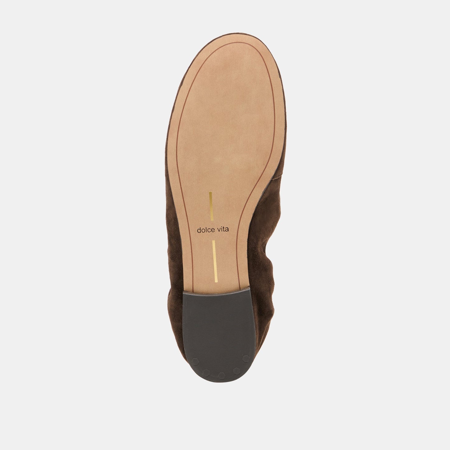 Cornel Dk Brown Suede Flats