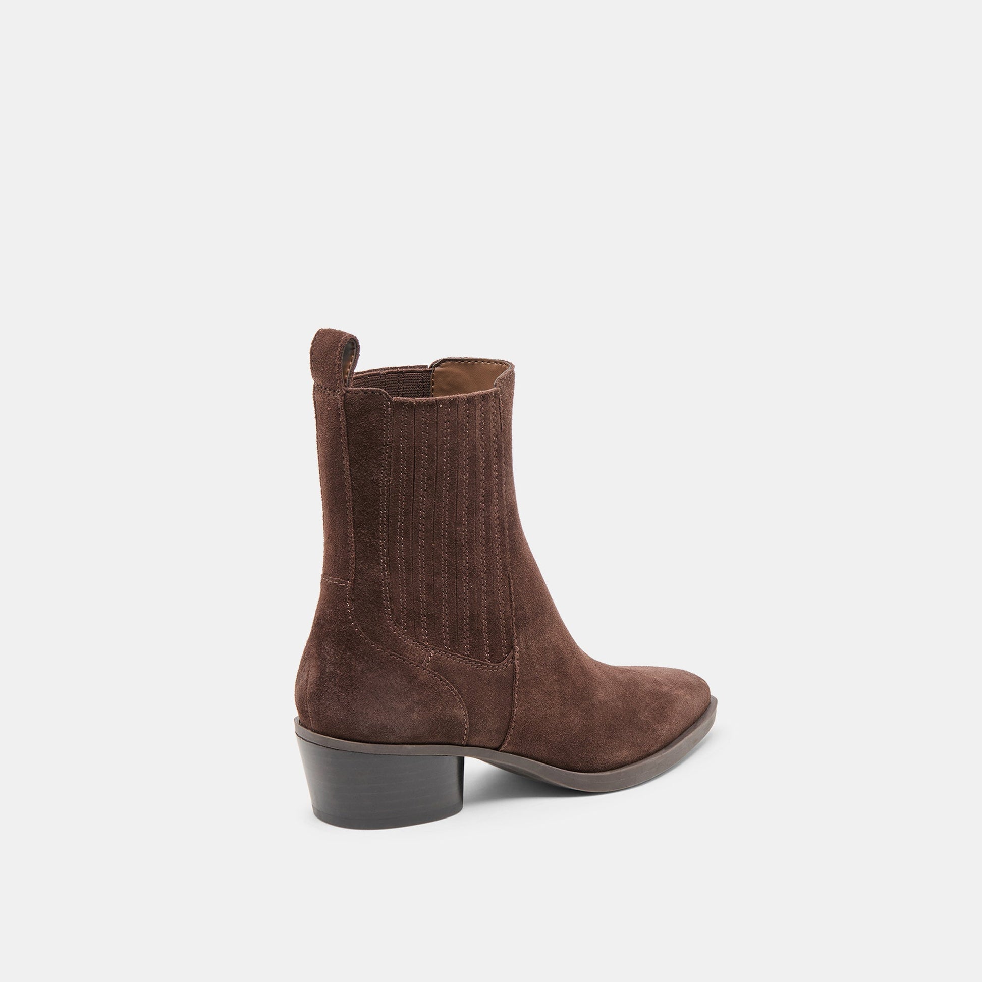Faint H2O Waterproof Dk Brown Suede Booties