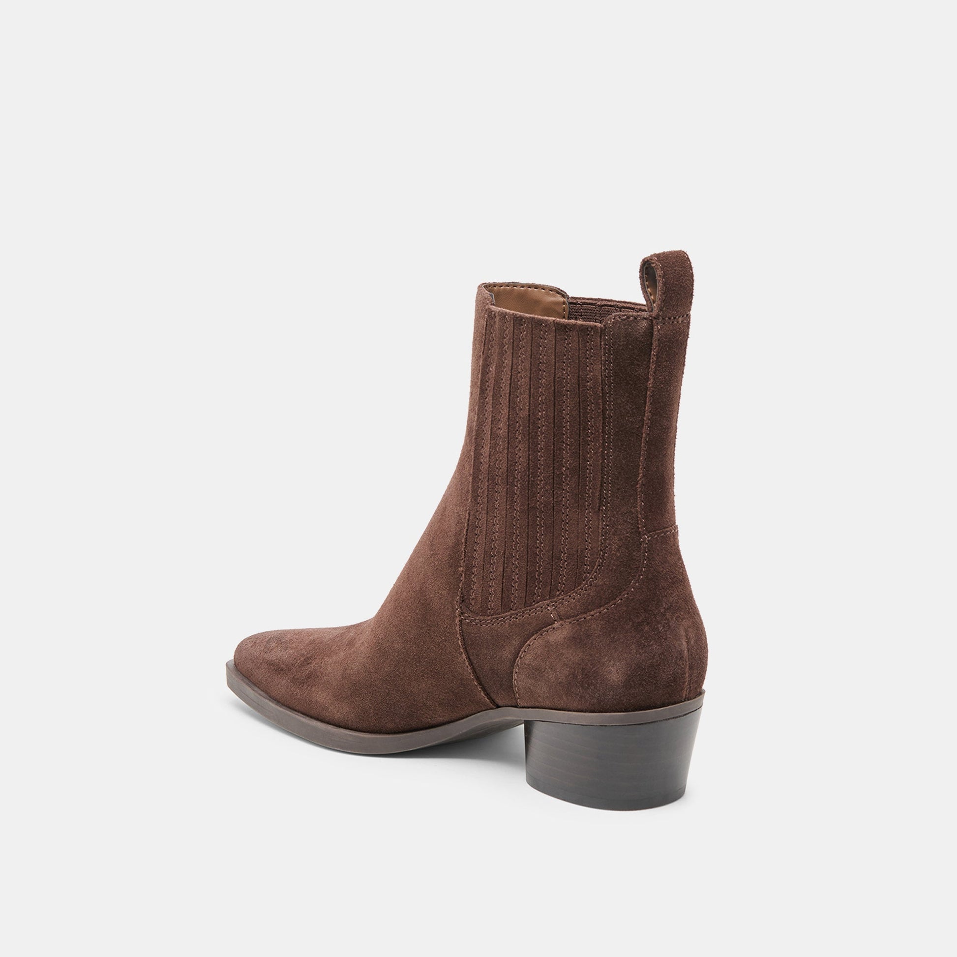 Faint H2O Waterproof Dk Brown Suede Booties