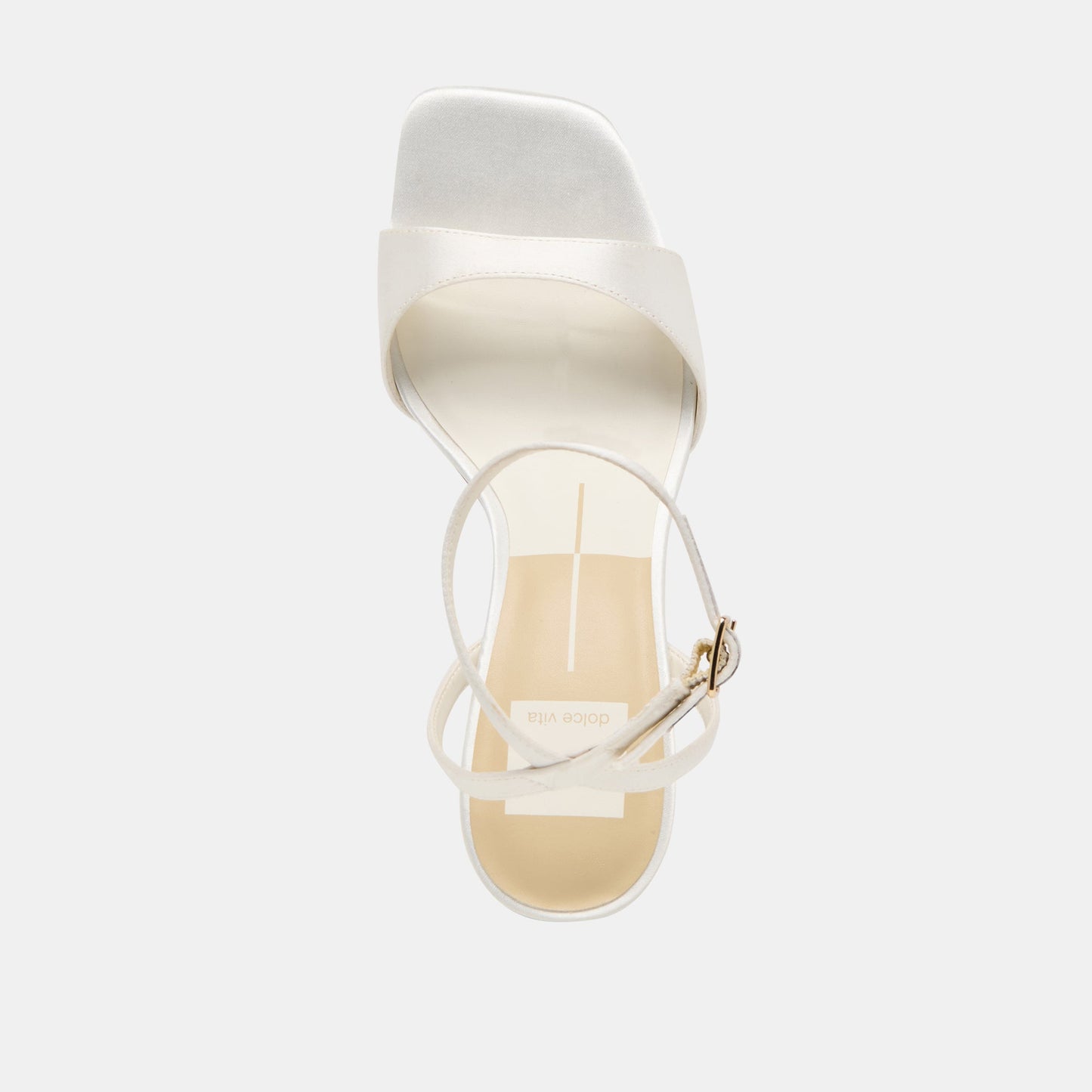 Tilda True White Satin Heels
