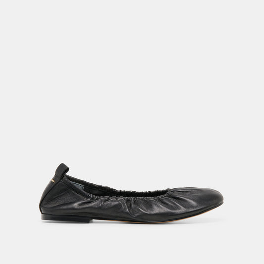 Conrad Black Leather Ballet Flats