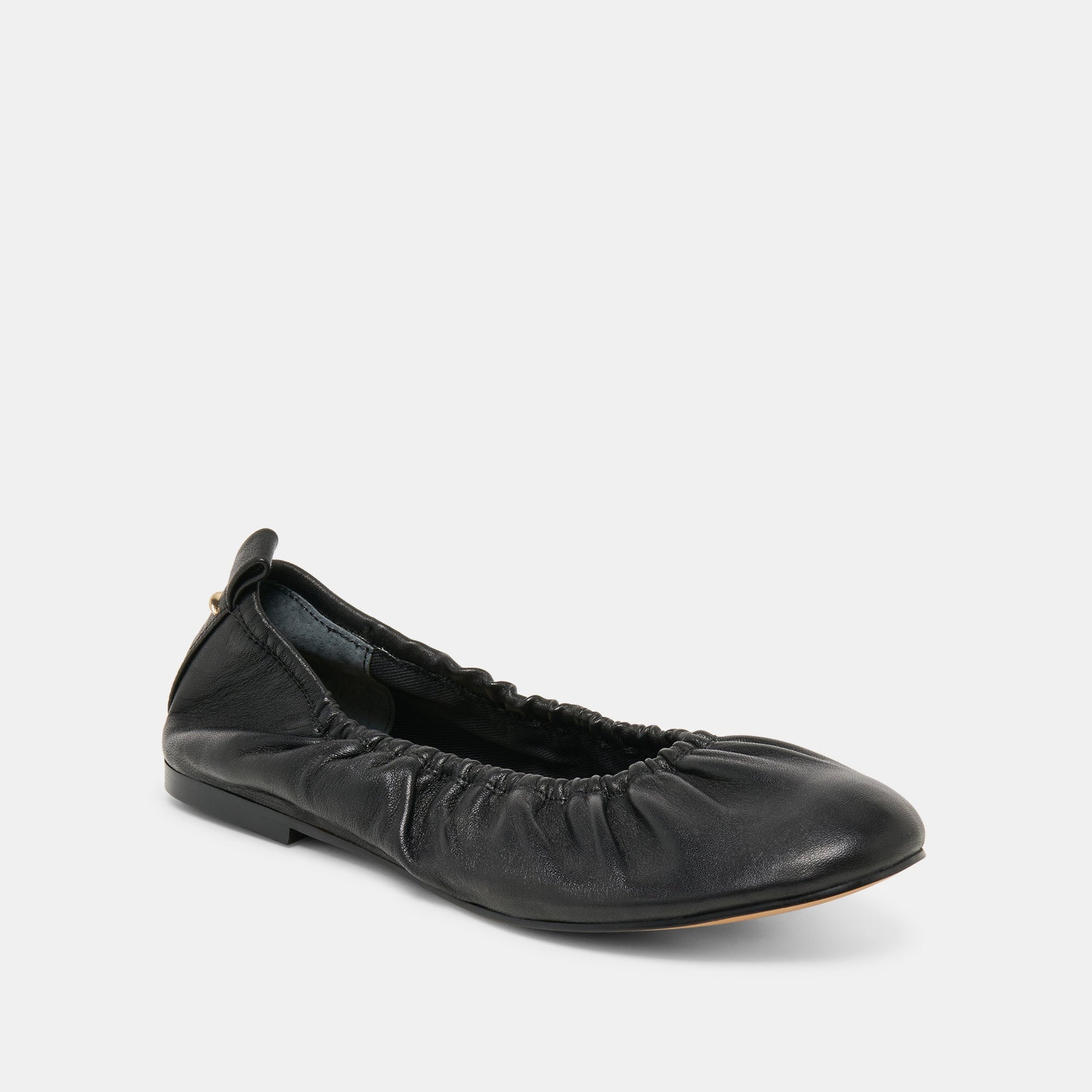 Conrad Black Leather Ballet Flats