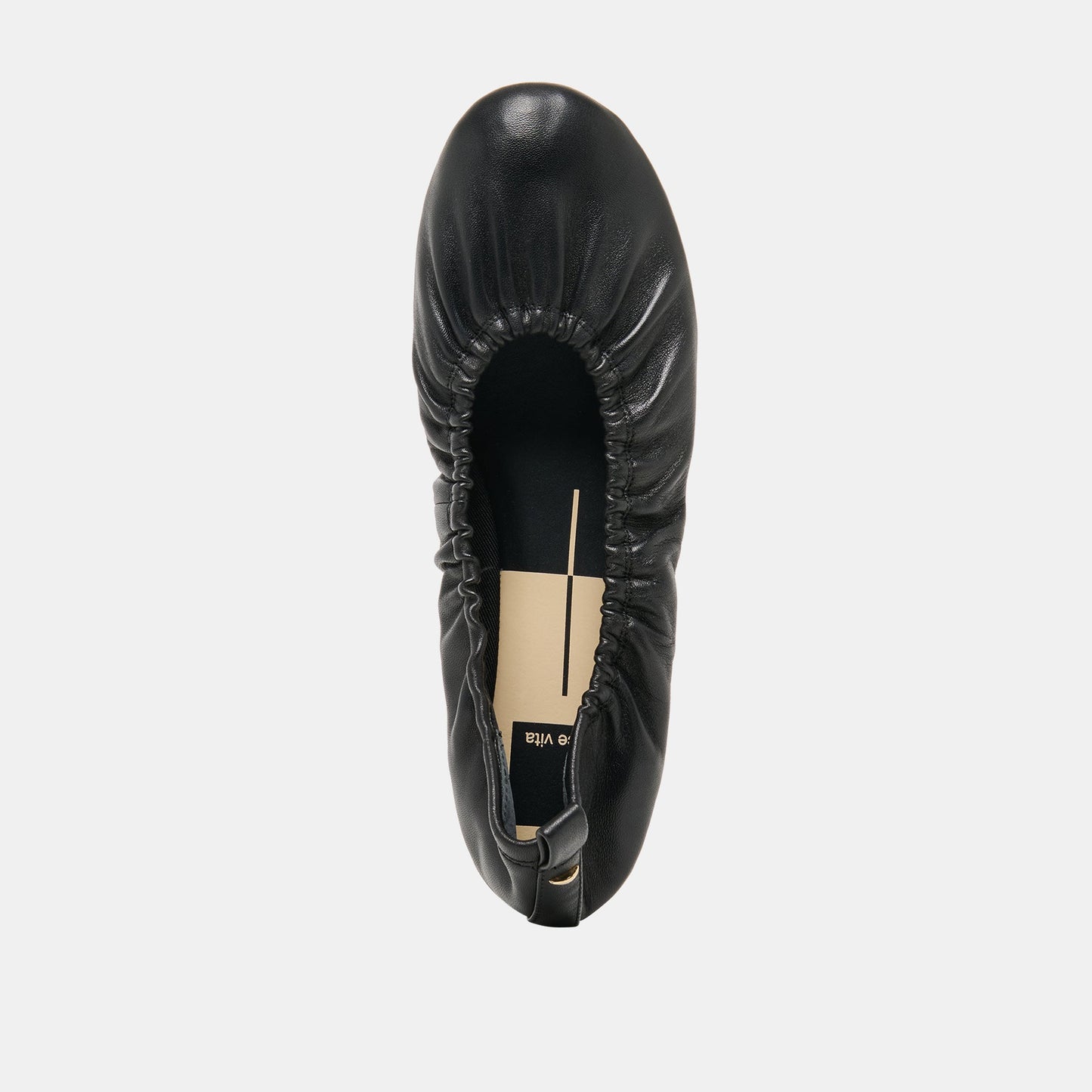 Conrad Black Leather Ballet Flats
