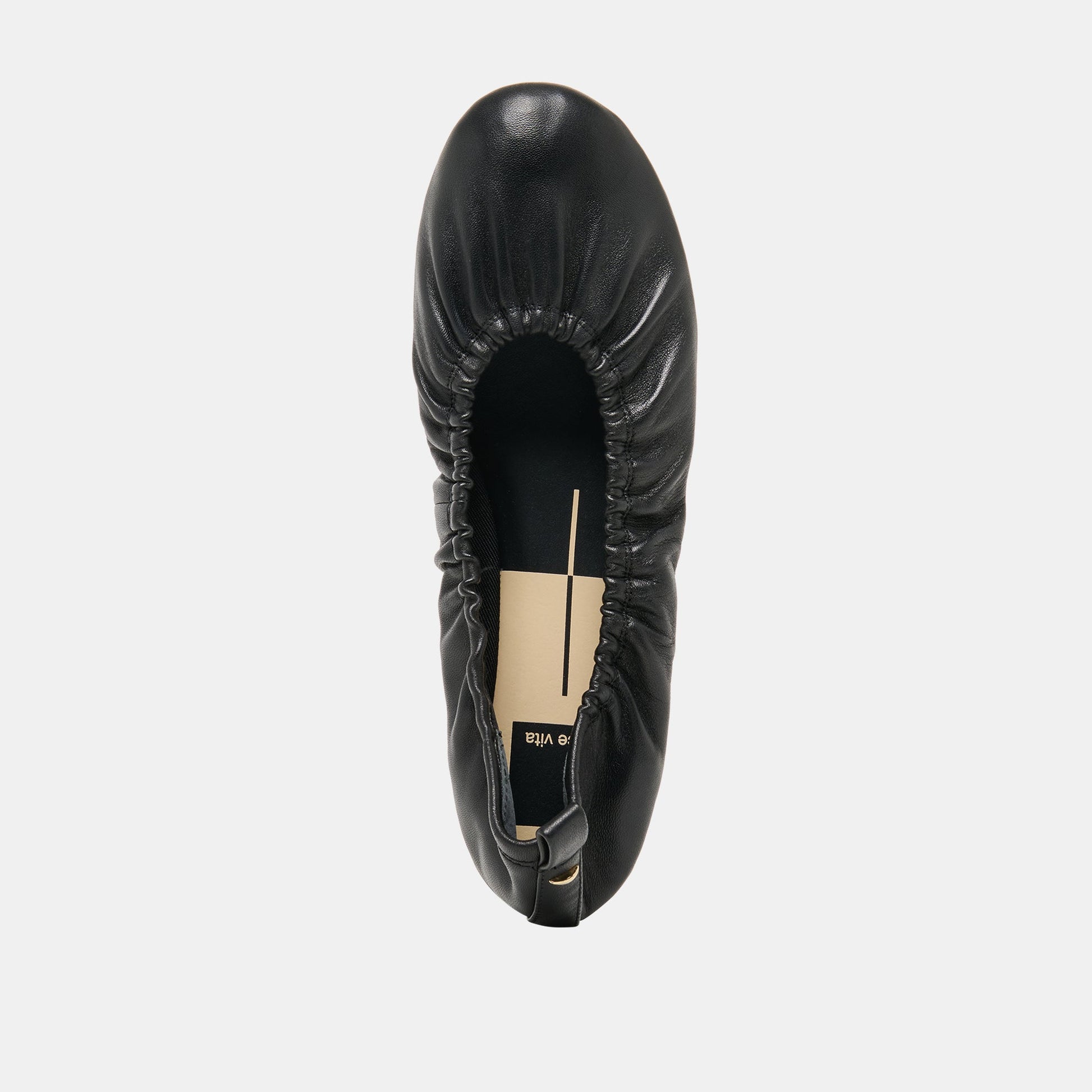 Conrad Black Leather Ballet Flats