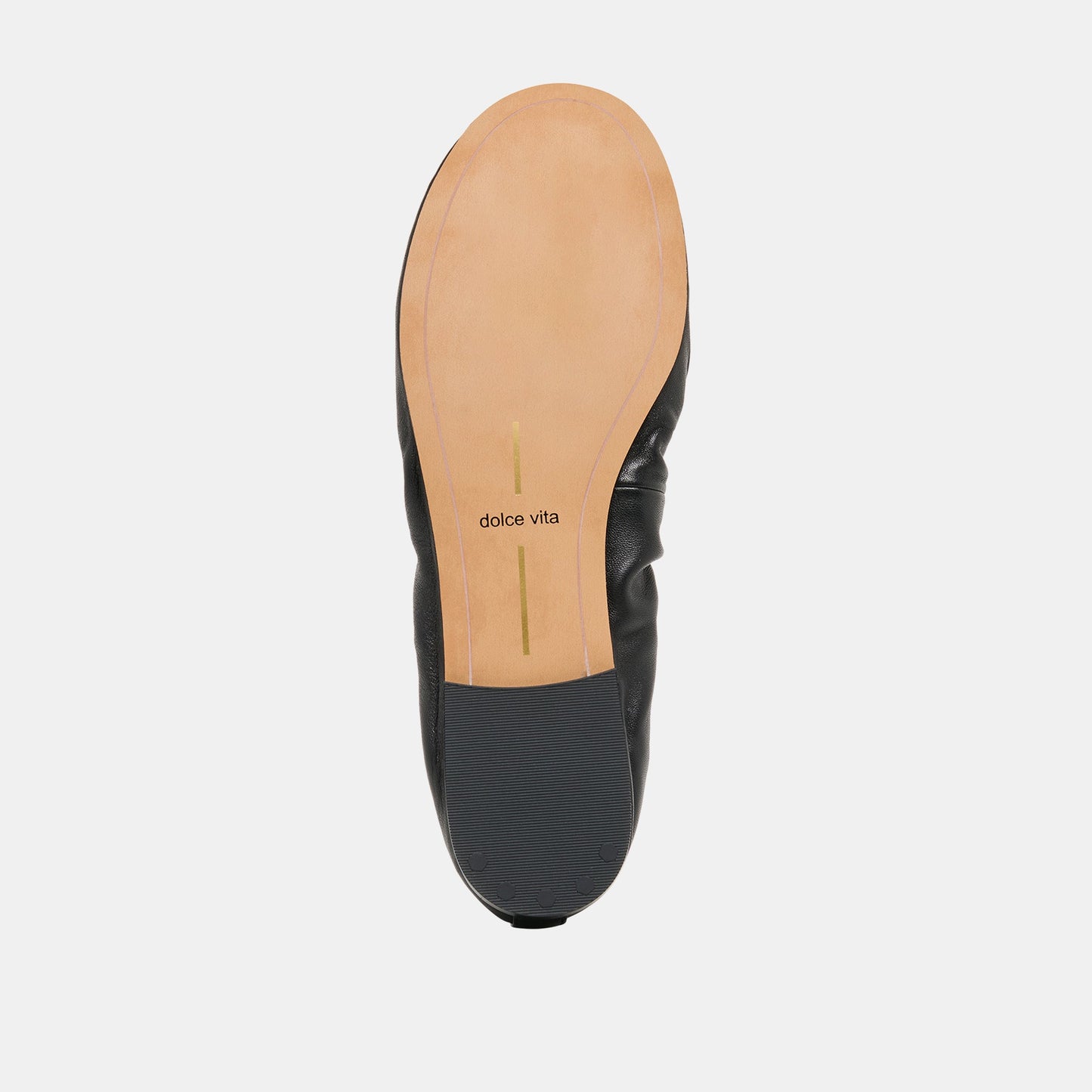 Conrad Black Leather Ballet Flats