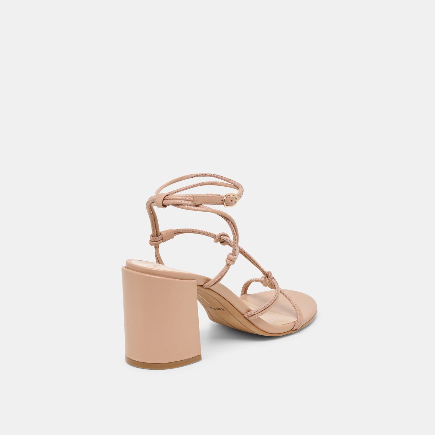 Fizzy Lt Tan Leather Heels