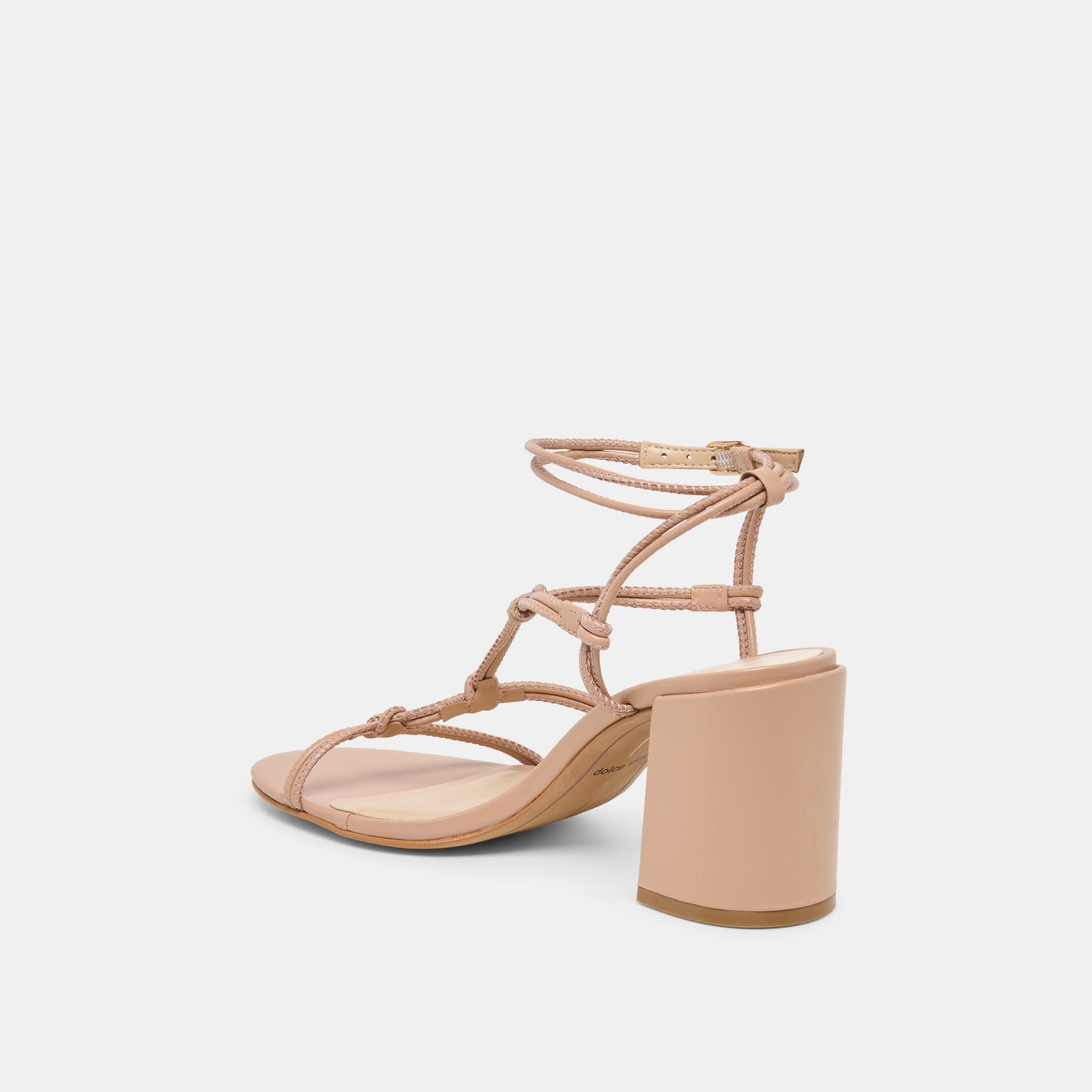 Fizzy Lt Tan Leather Heels