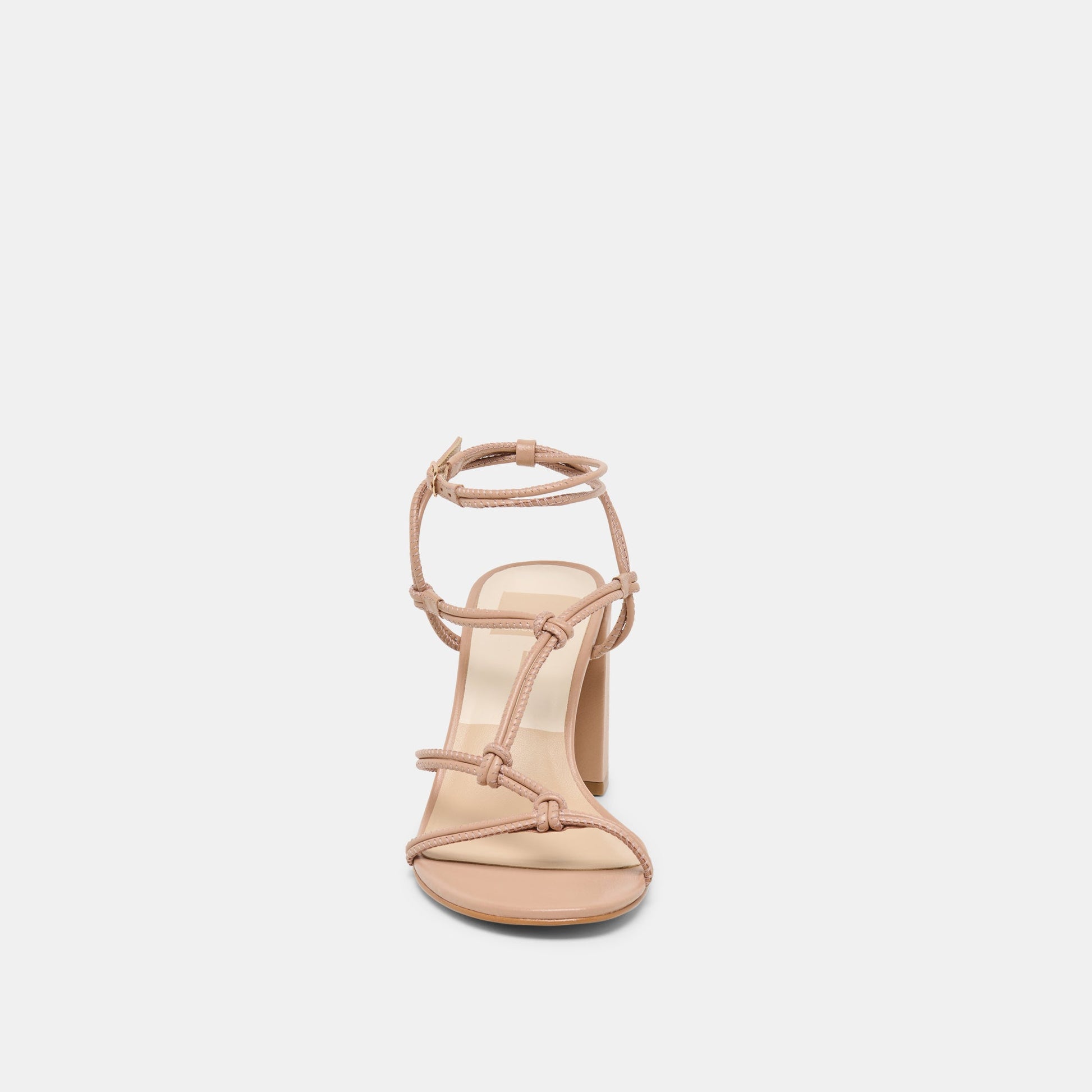 Fizzy Lt Tan Leather Heels