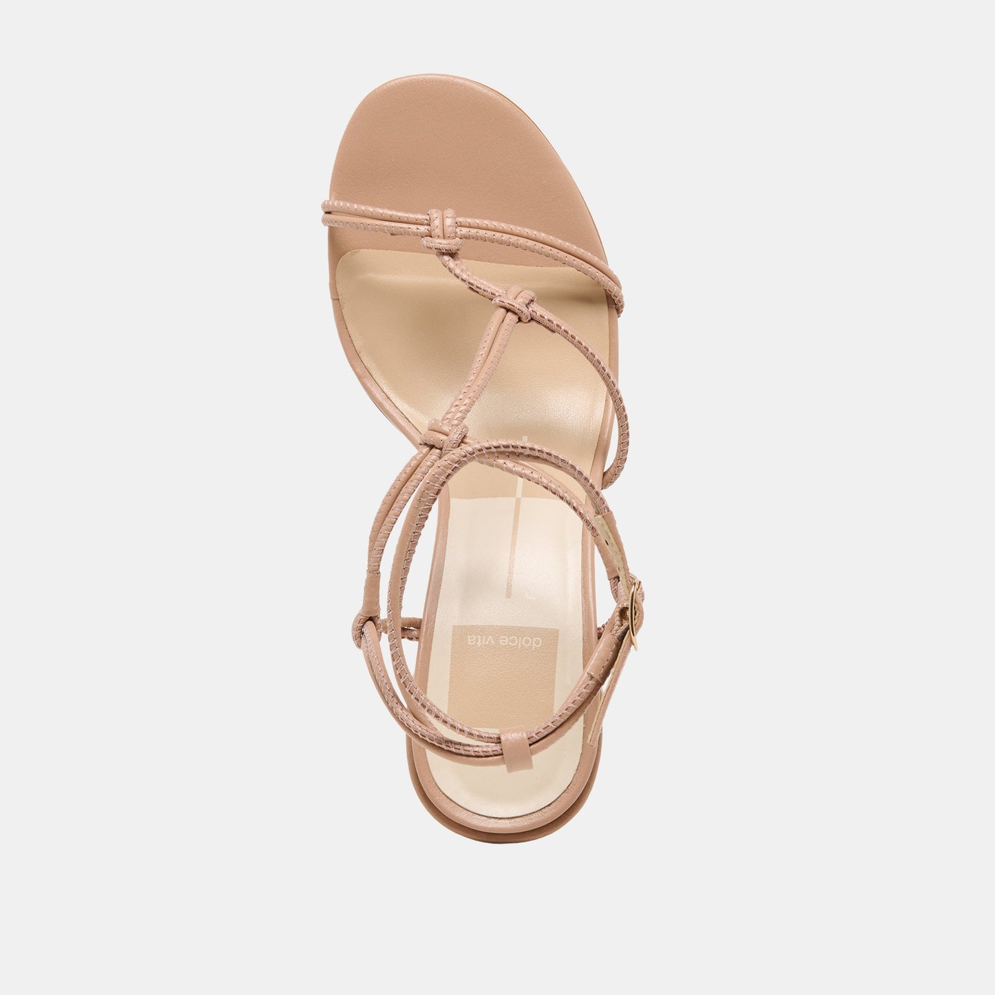 Fizzy Lt Tan Leather Heels