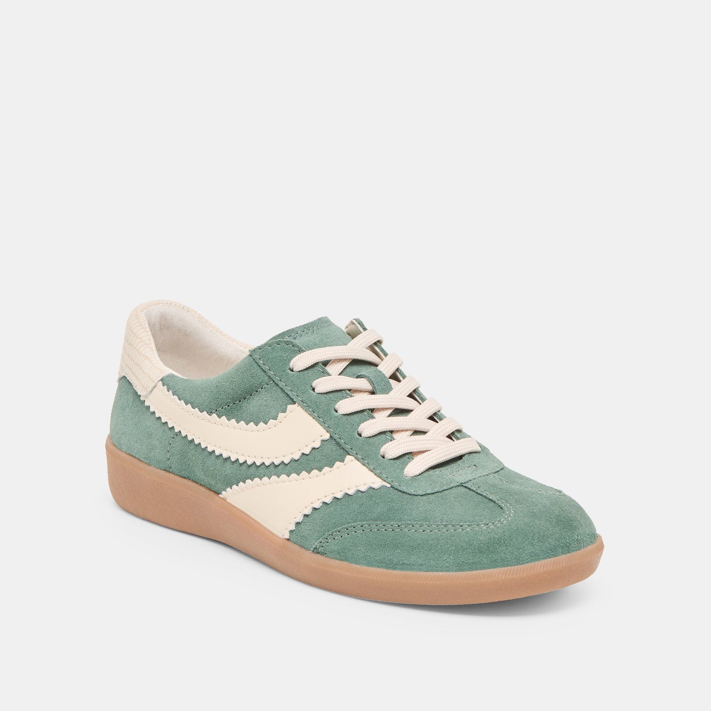 Merit Dk Green Suede Sneakers