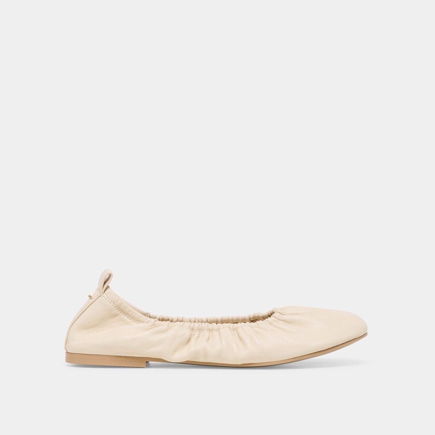 Conrad Bone Leather Ballet Flats