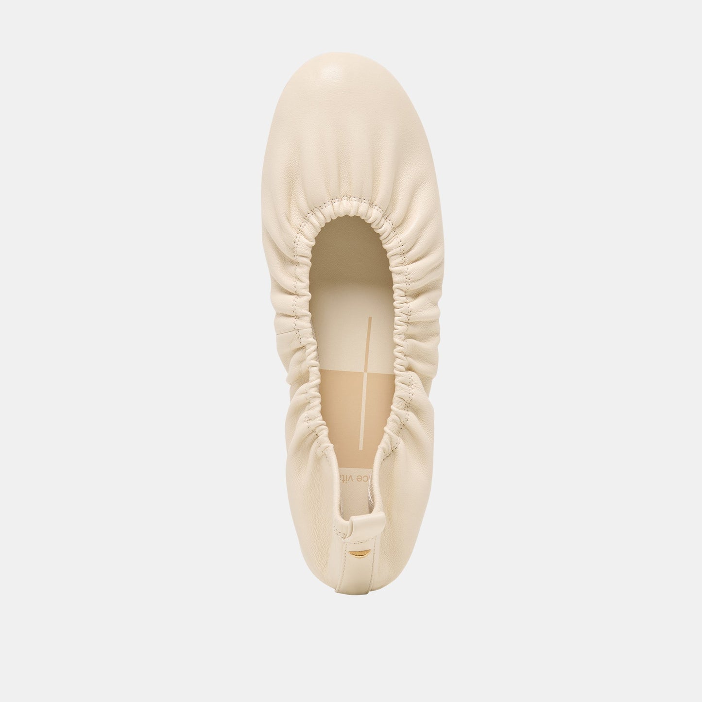 Conrad Bone Leather Ballet Flats