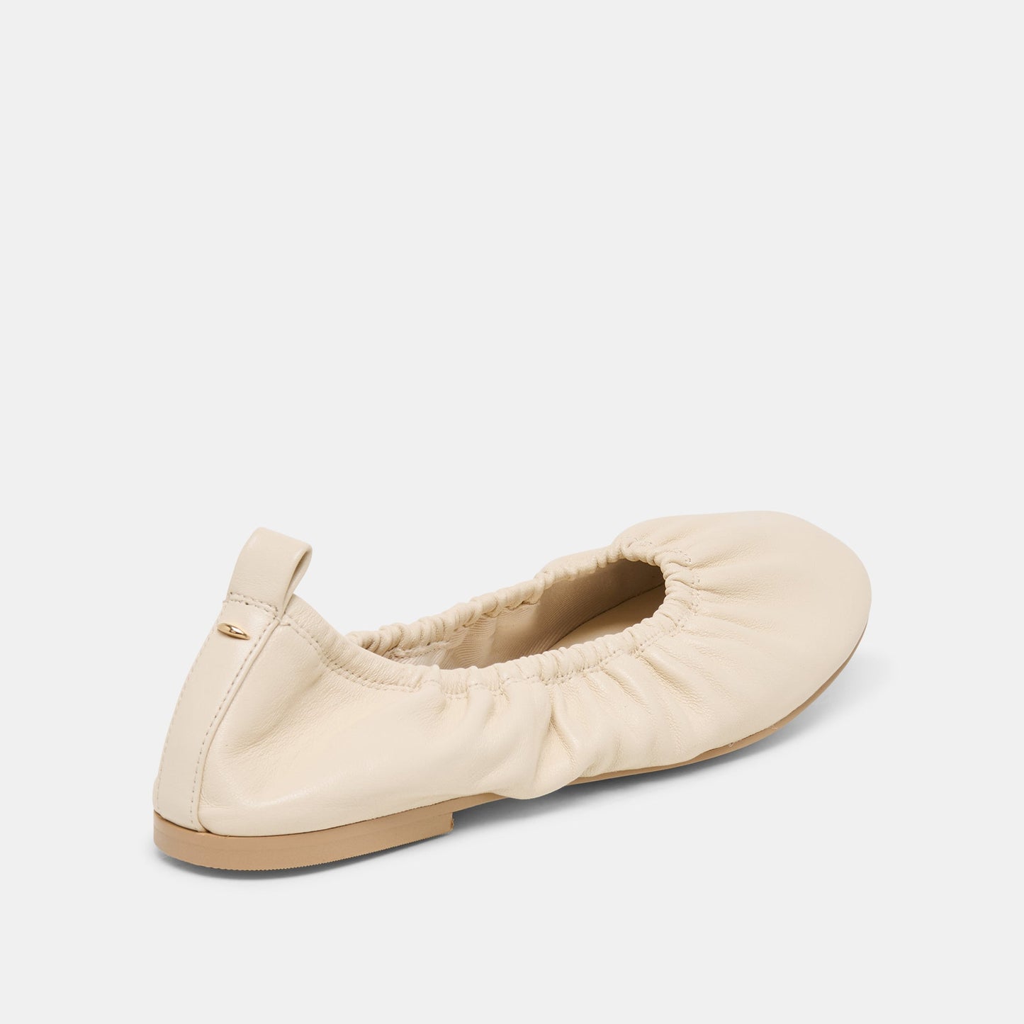 Conrad Bone Leather Ballet Flats