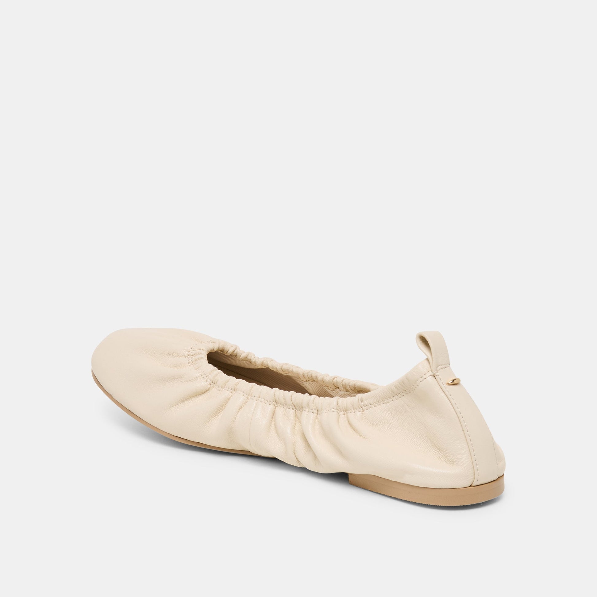 Conrad Bone Leather Ballet Flats