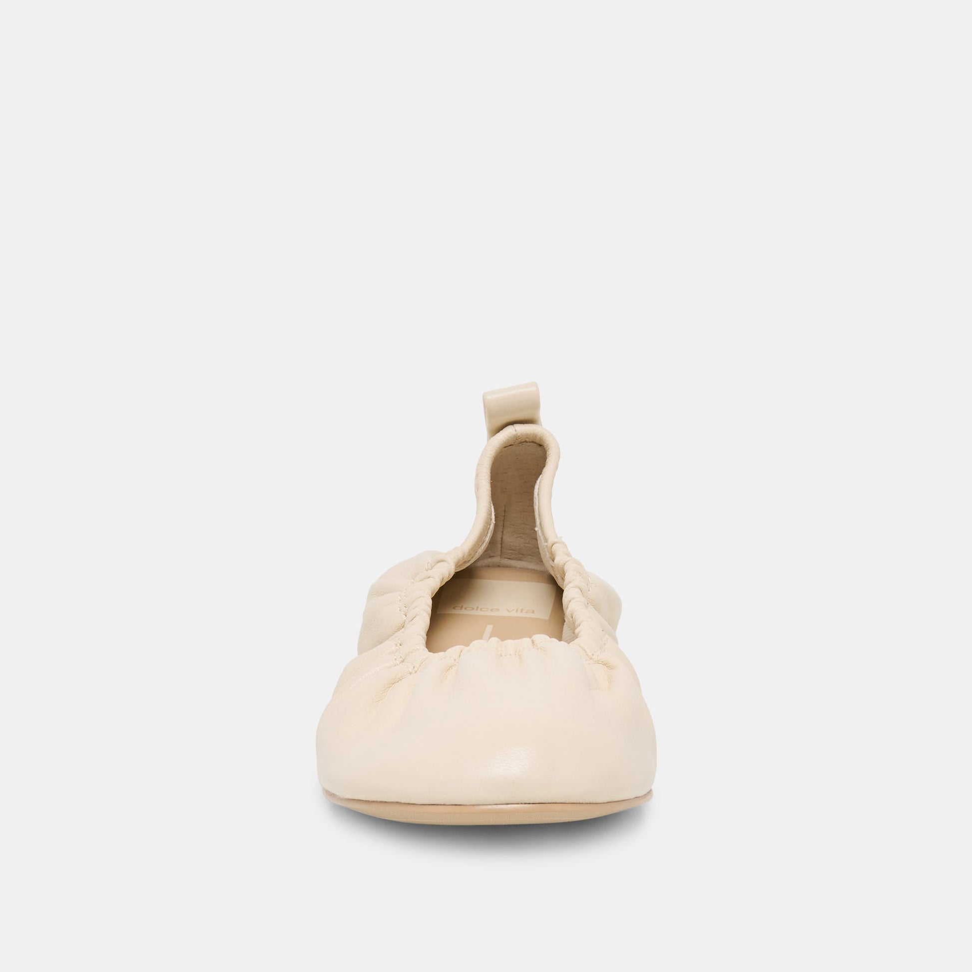 Conrad Bone Leather Ballet Flats