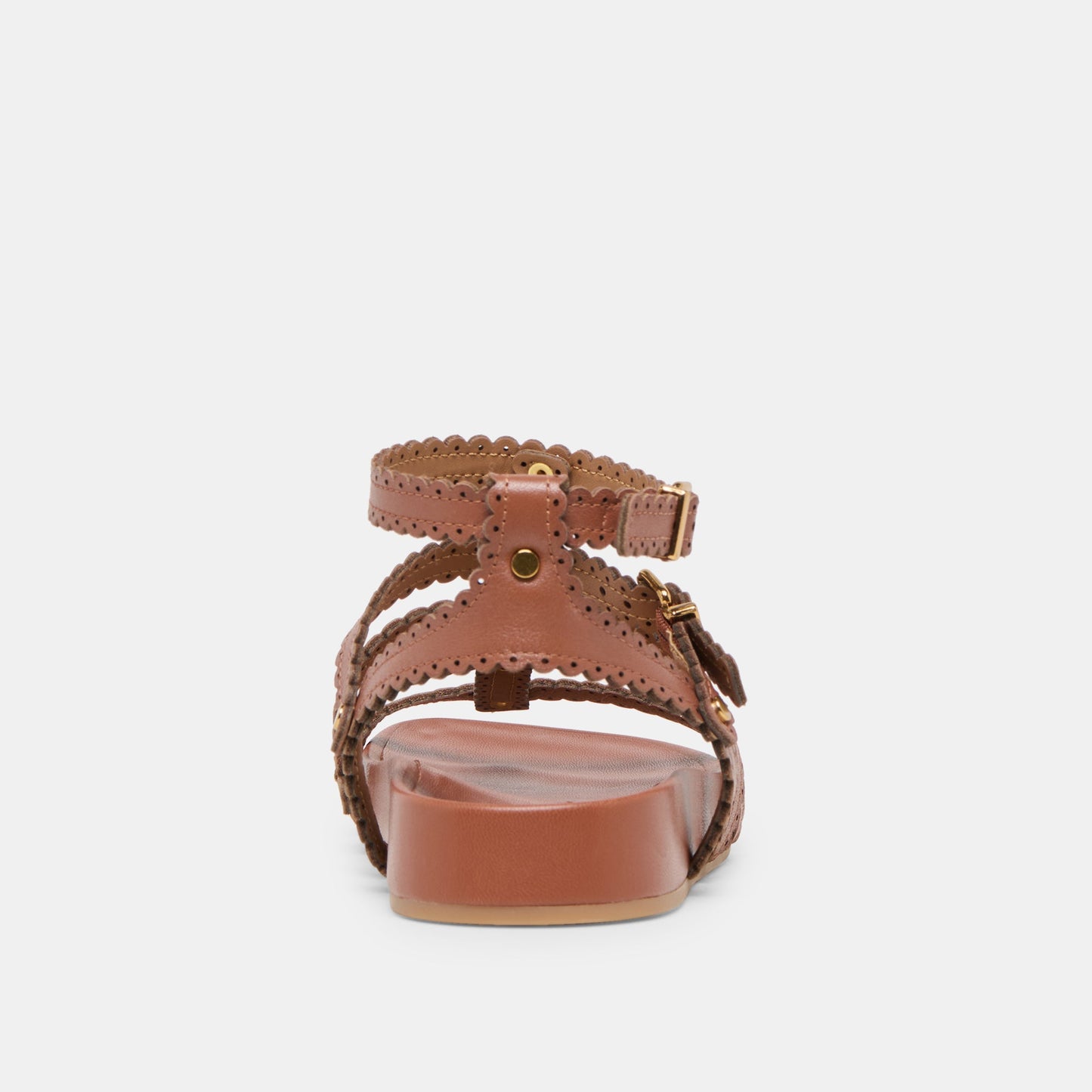 Susana Cognac Leather Sandals