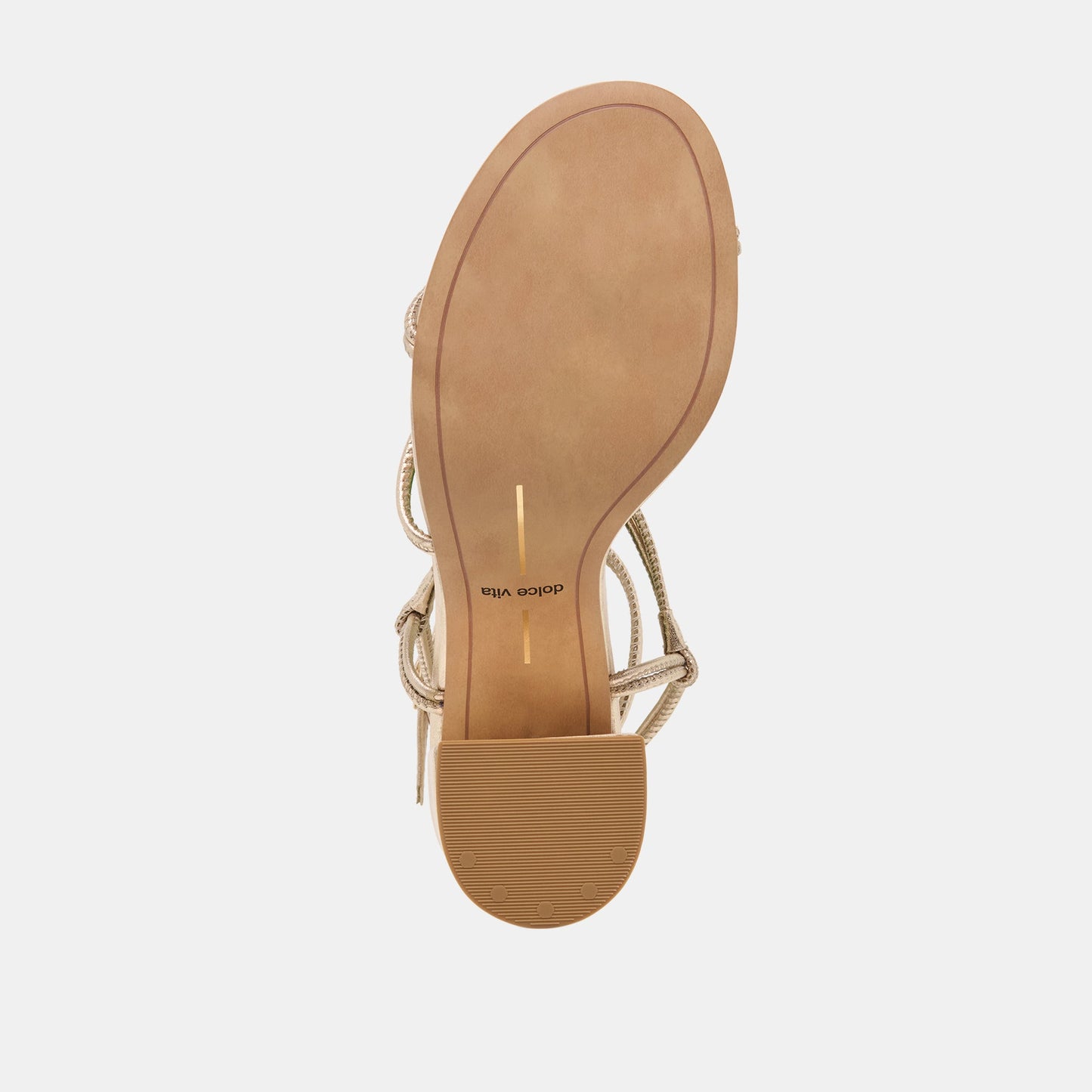 Fizzy Gold Leather Heels