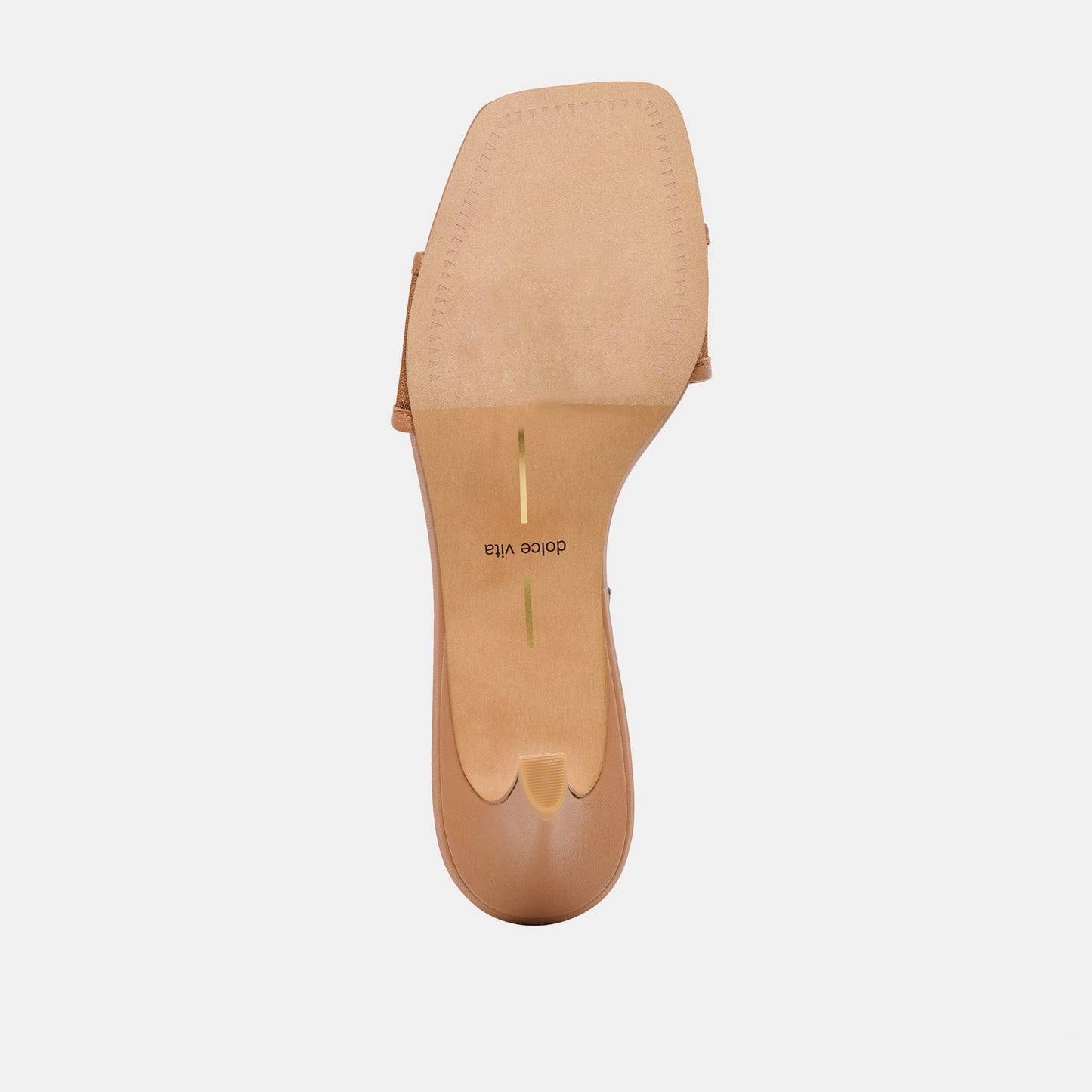 Rexa Mesh Caramel Mesh Heels