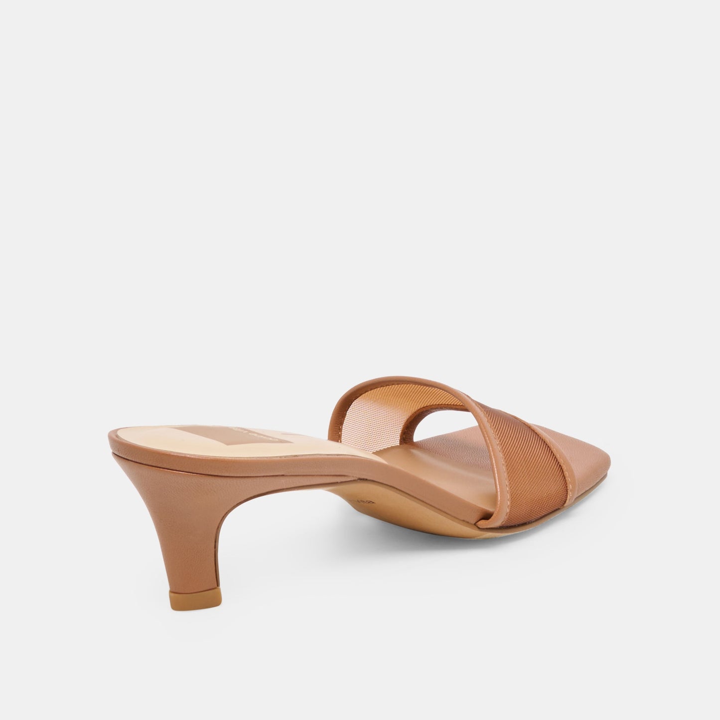 Rexa Mesh Caramel Mesh Heels