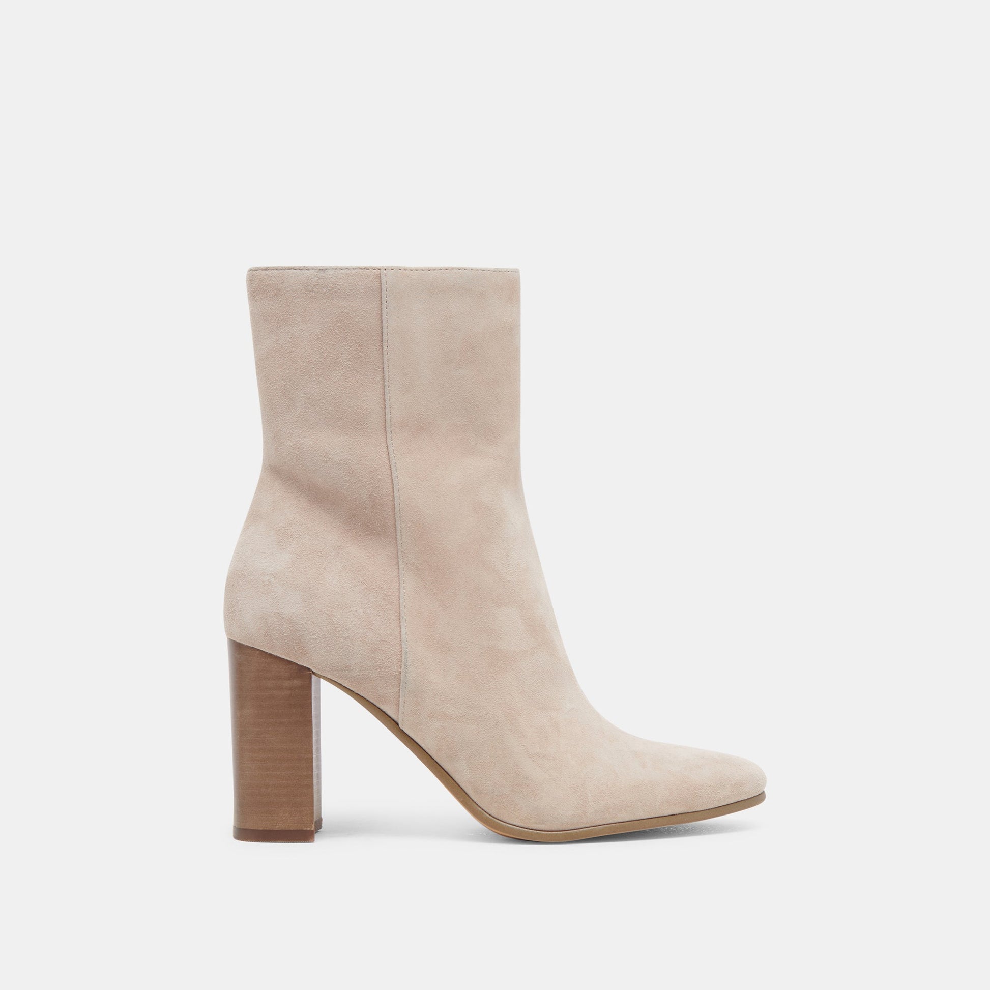 SUZY BOOTIES TAUPE SUEDE
 – Dolce Vita