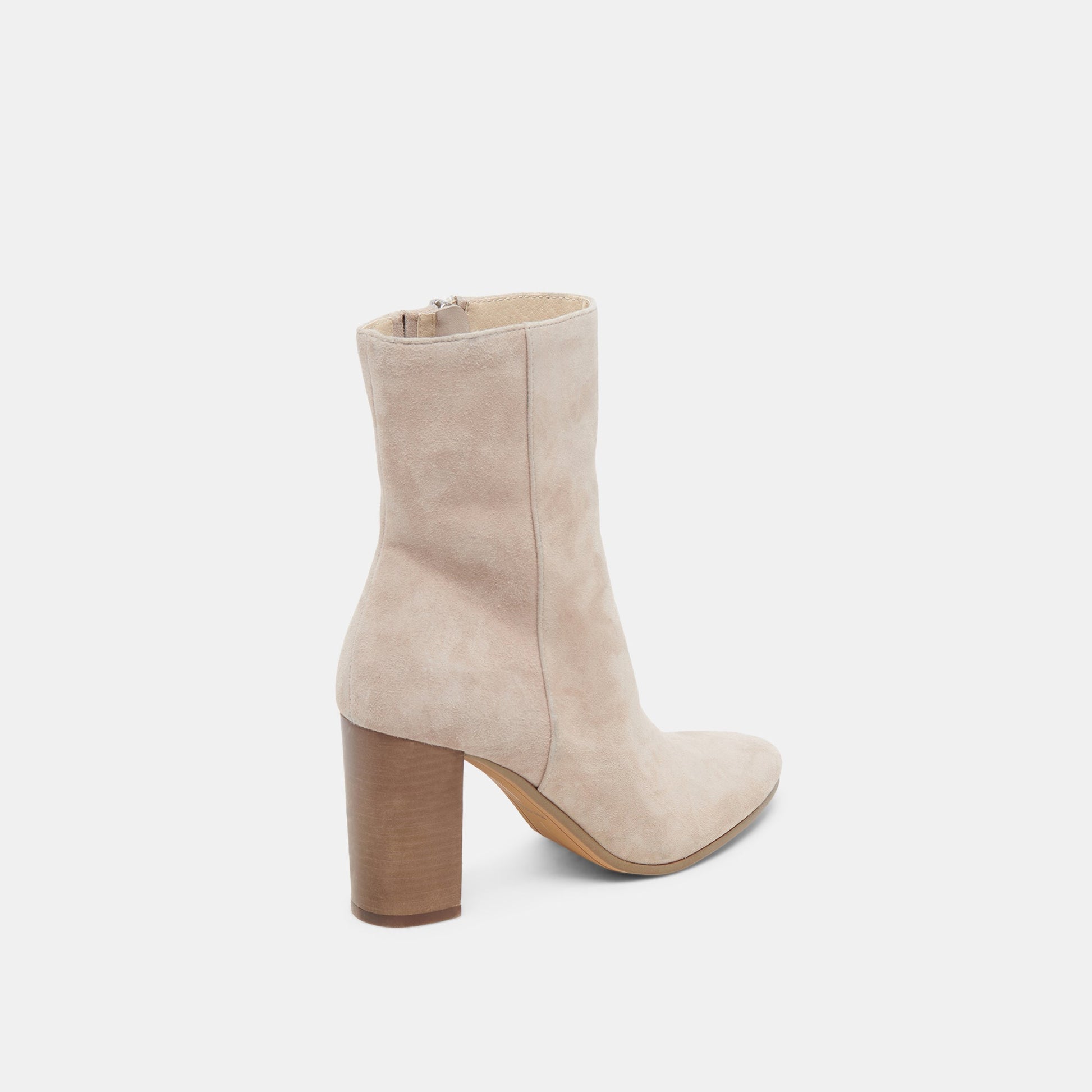 SUZY BOOTIES TAUPE SUEDE
 – Dolce Vita