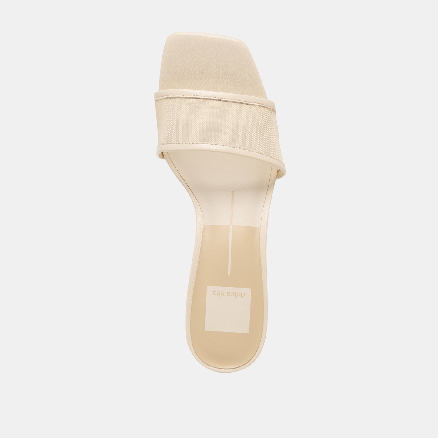 Rexa Mesh Creme Mesh Heels