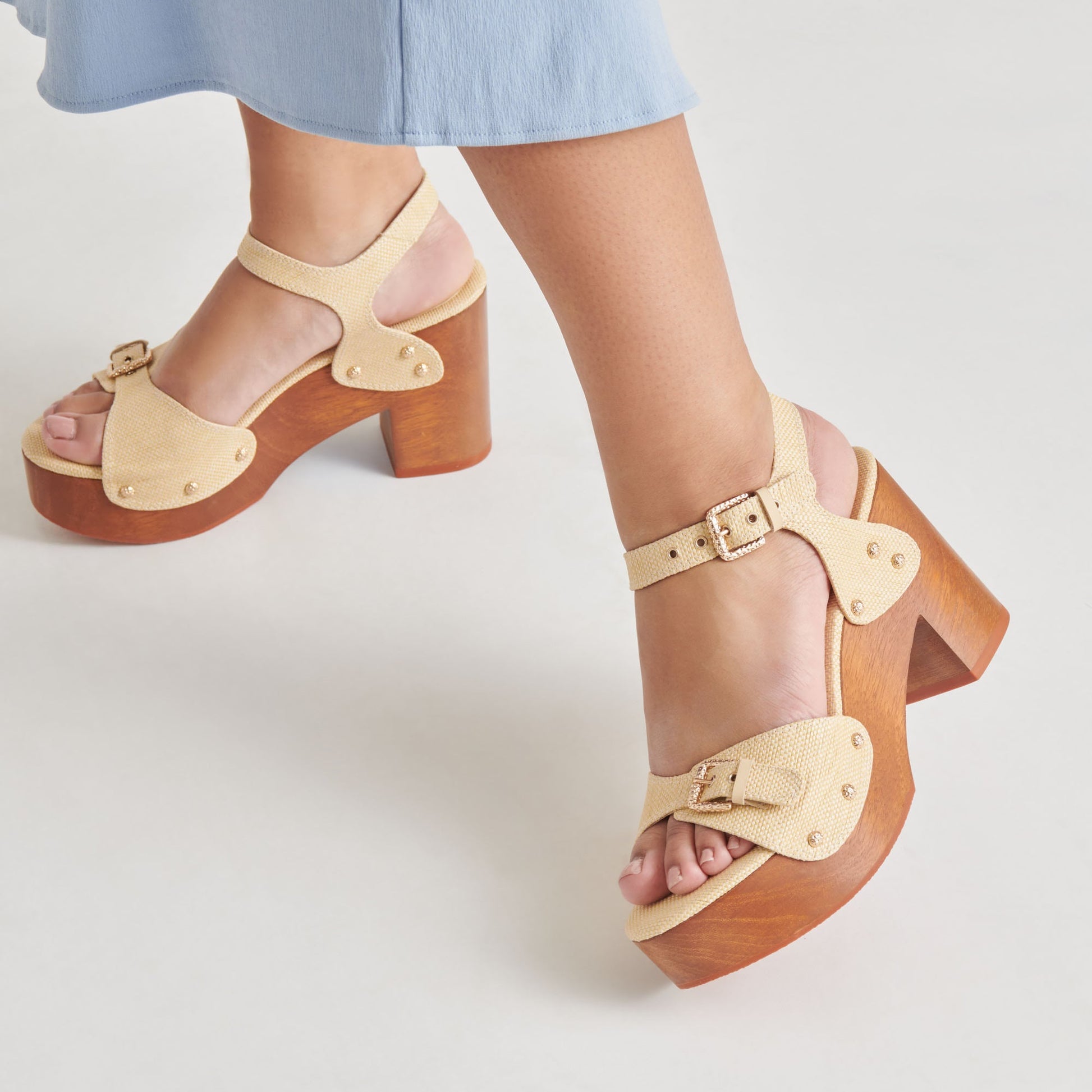 YANDY HEELS LT NATURAL RAFFIA
 – Dolce Vita