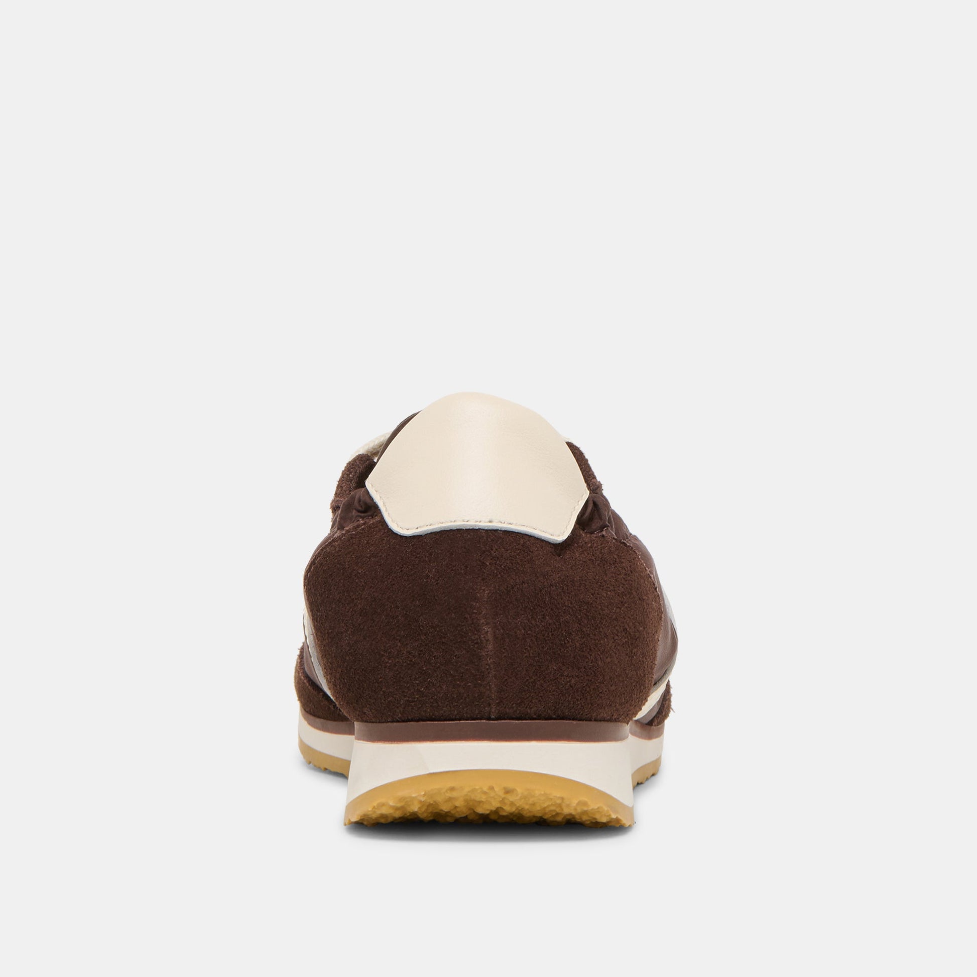 Sariya Dk Brown Nylon Sneakers
