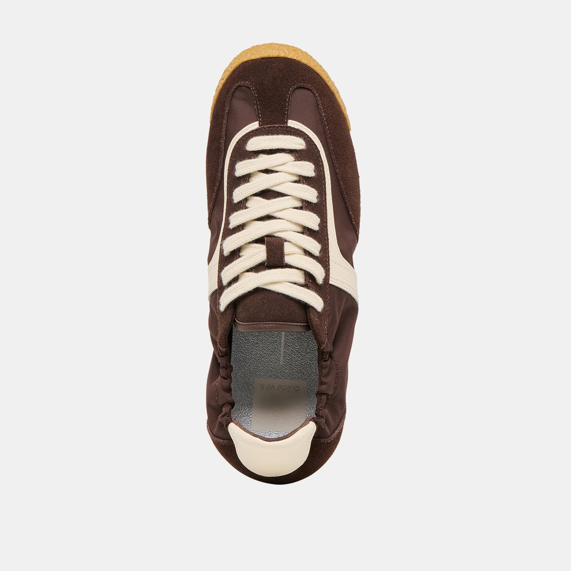 Sariya Dk Brown Nylon Sneakers