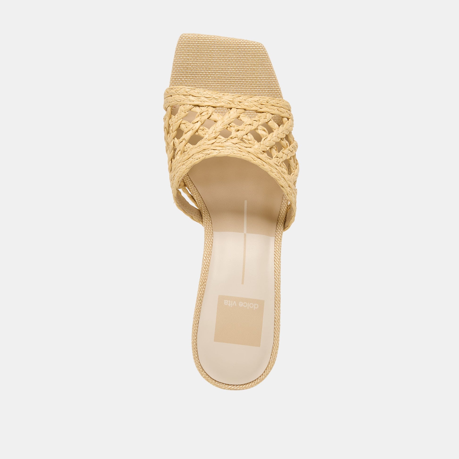 Bowen Lt Natural Raffia Heels