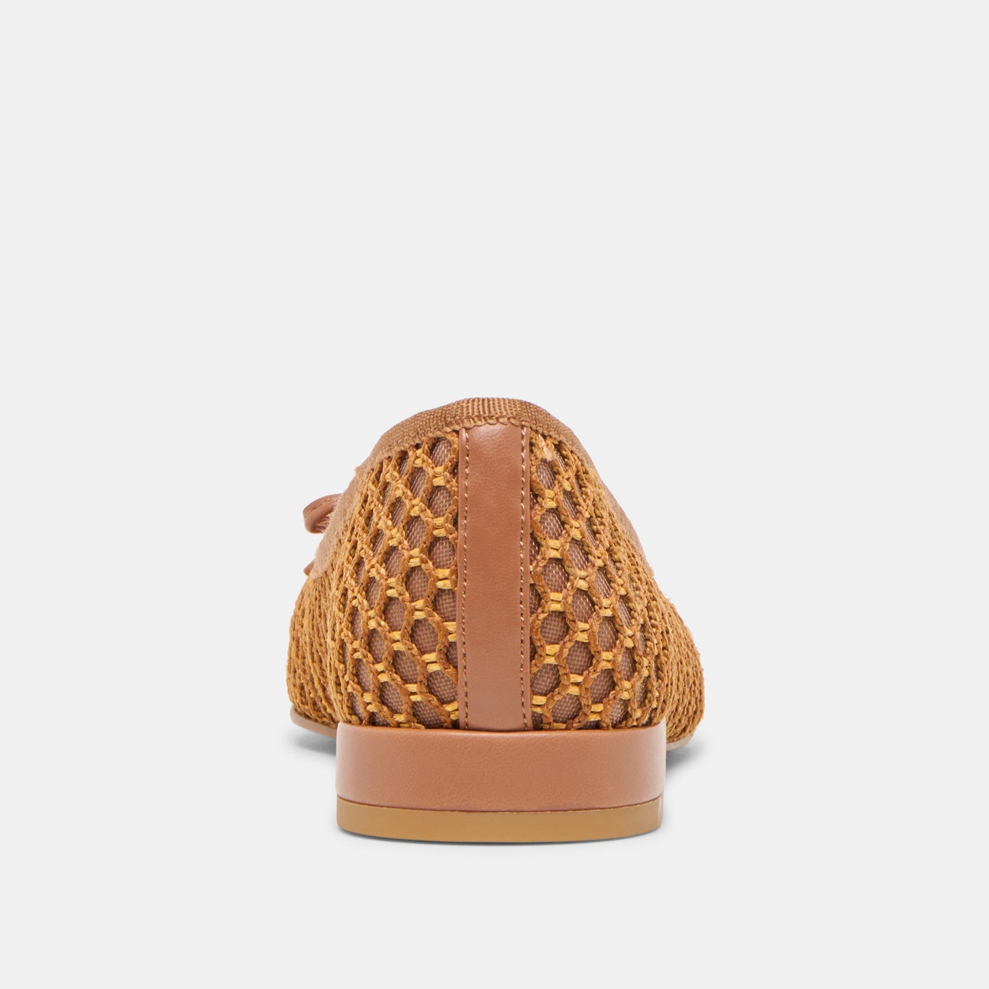 Ulicia Coral Woven Mesh Ballet Flats