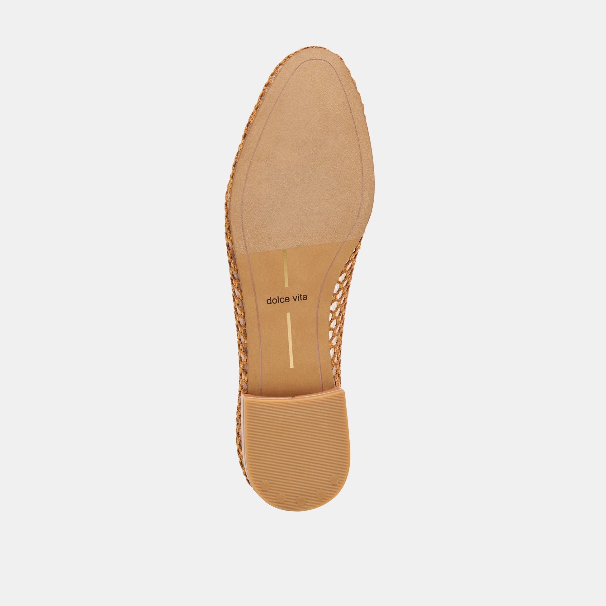 Ulicia Coral Woven Mesh Ballet Flats
