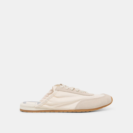 Daris White Nylon Sneakers