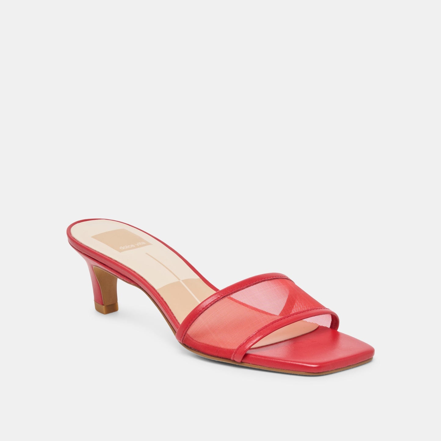 Rexa Mesh Cherry Mesh Heels