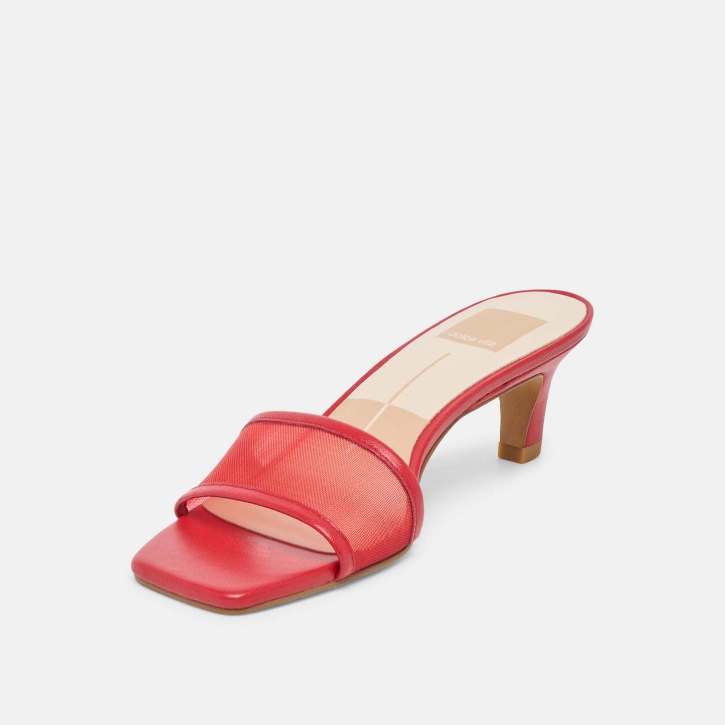 Rexa Mesh Cherry Mesh Heels