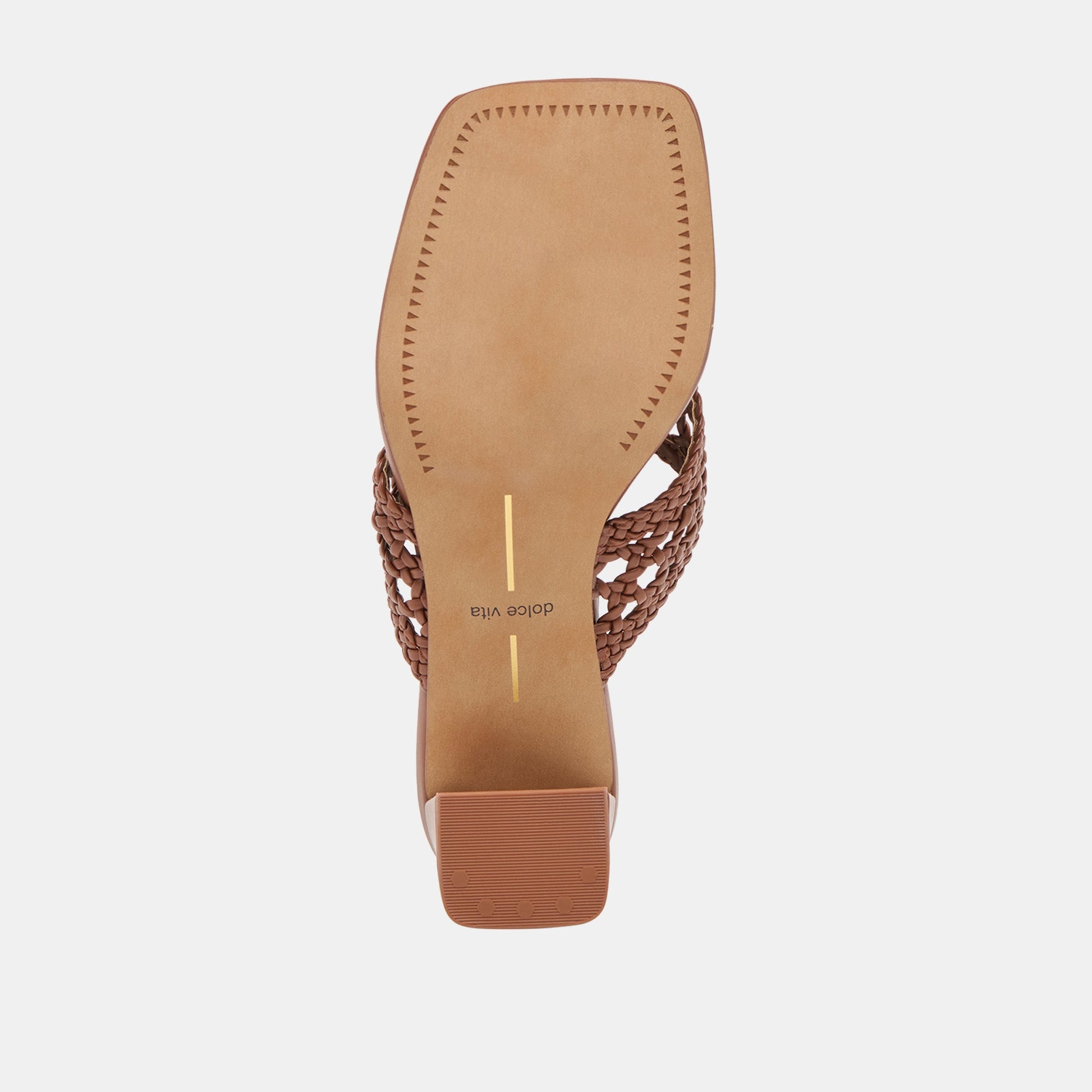 Barlo Cognac Woven Stella Heels