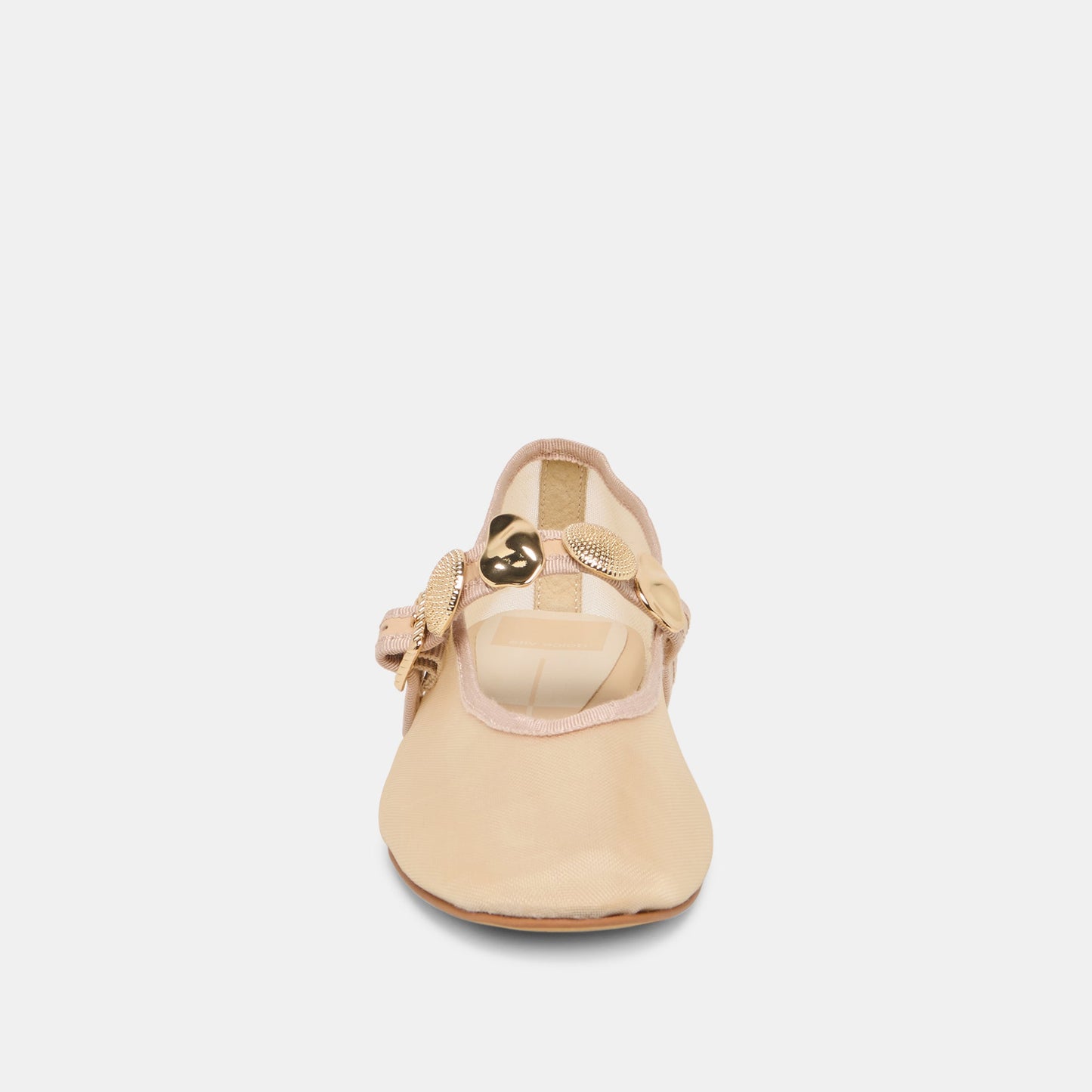 Relan French Vanilla Mesh Ballet Flats
